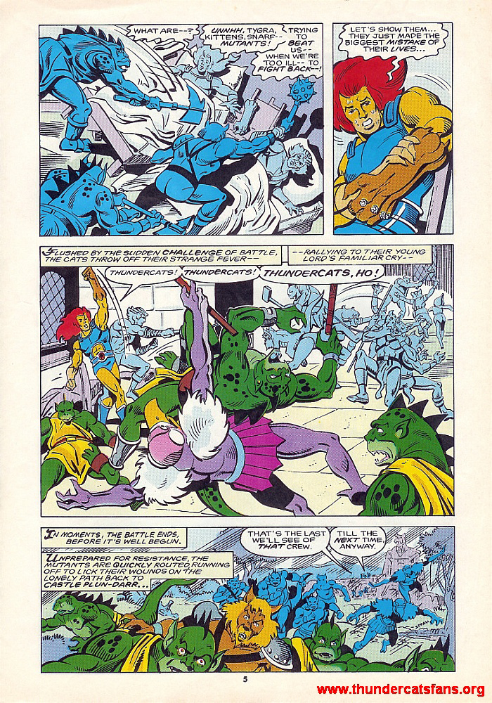 Read online ThunderCats (1987) comic -  Issue #22 - 5