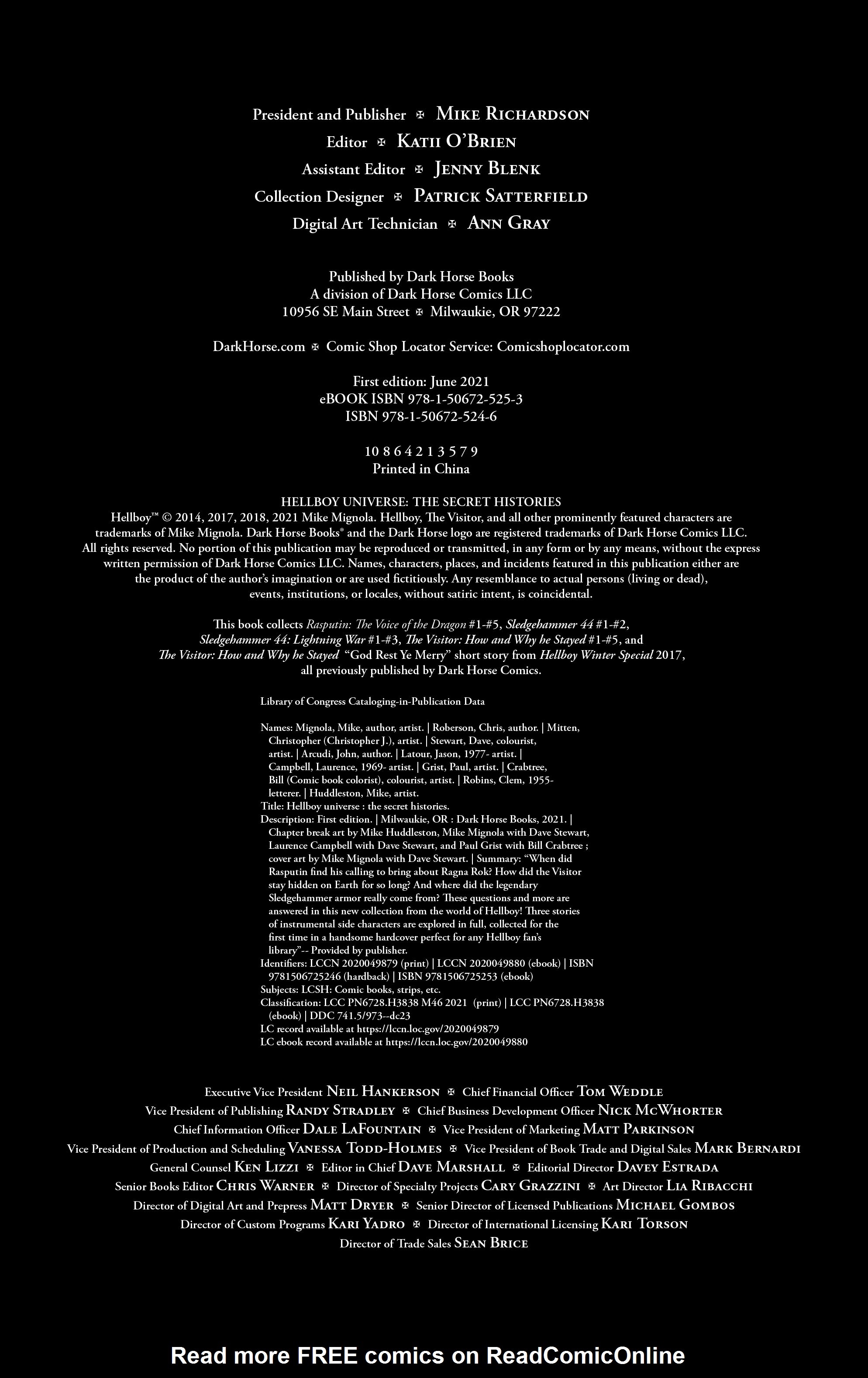 Read online Hellboy Universe: The Secret Histories comic -  Issue # TPB (Part 1) - 6