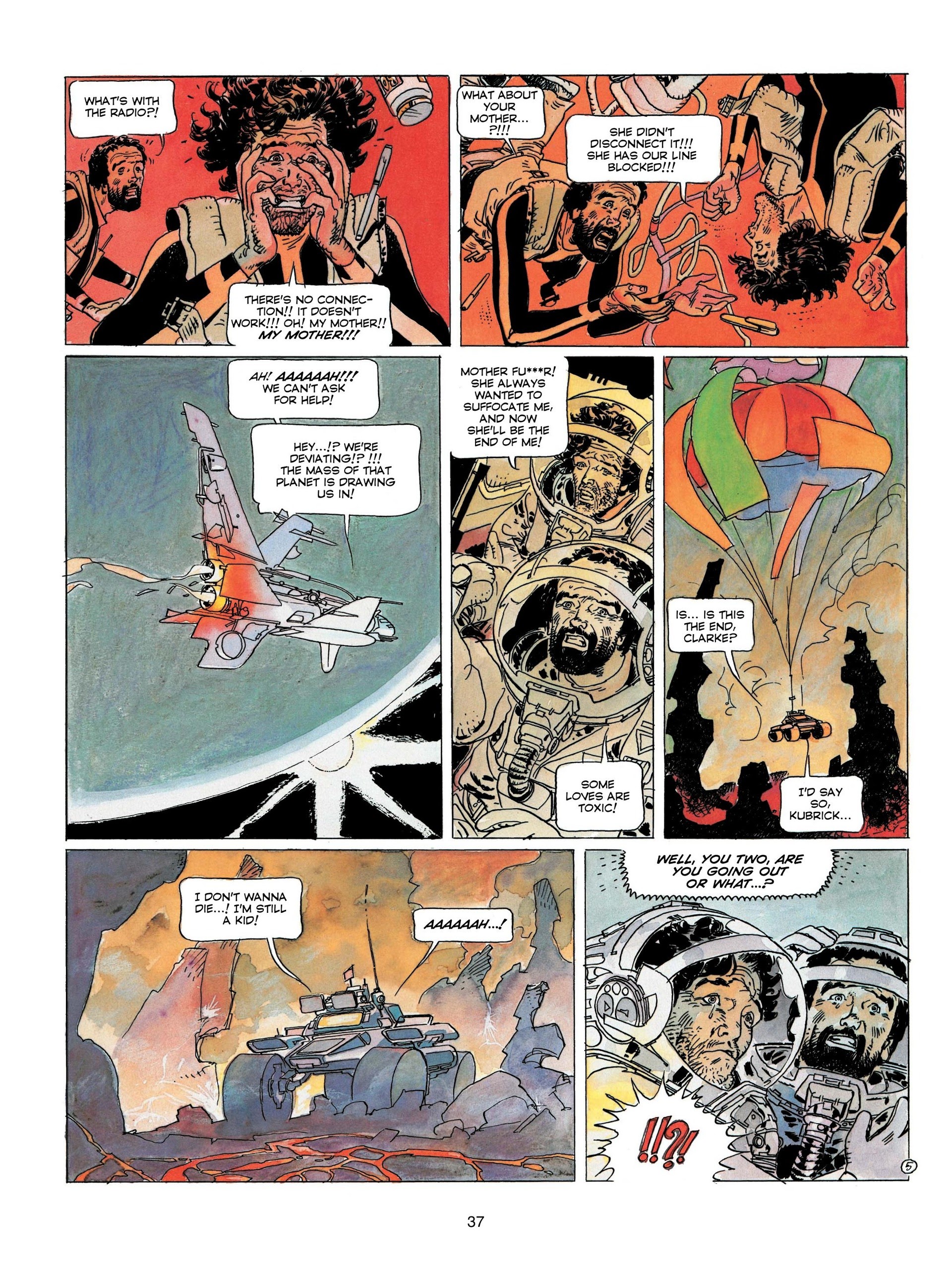 Read online Clarke and Kubrick comic -  Issue #1 - 38