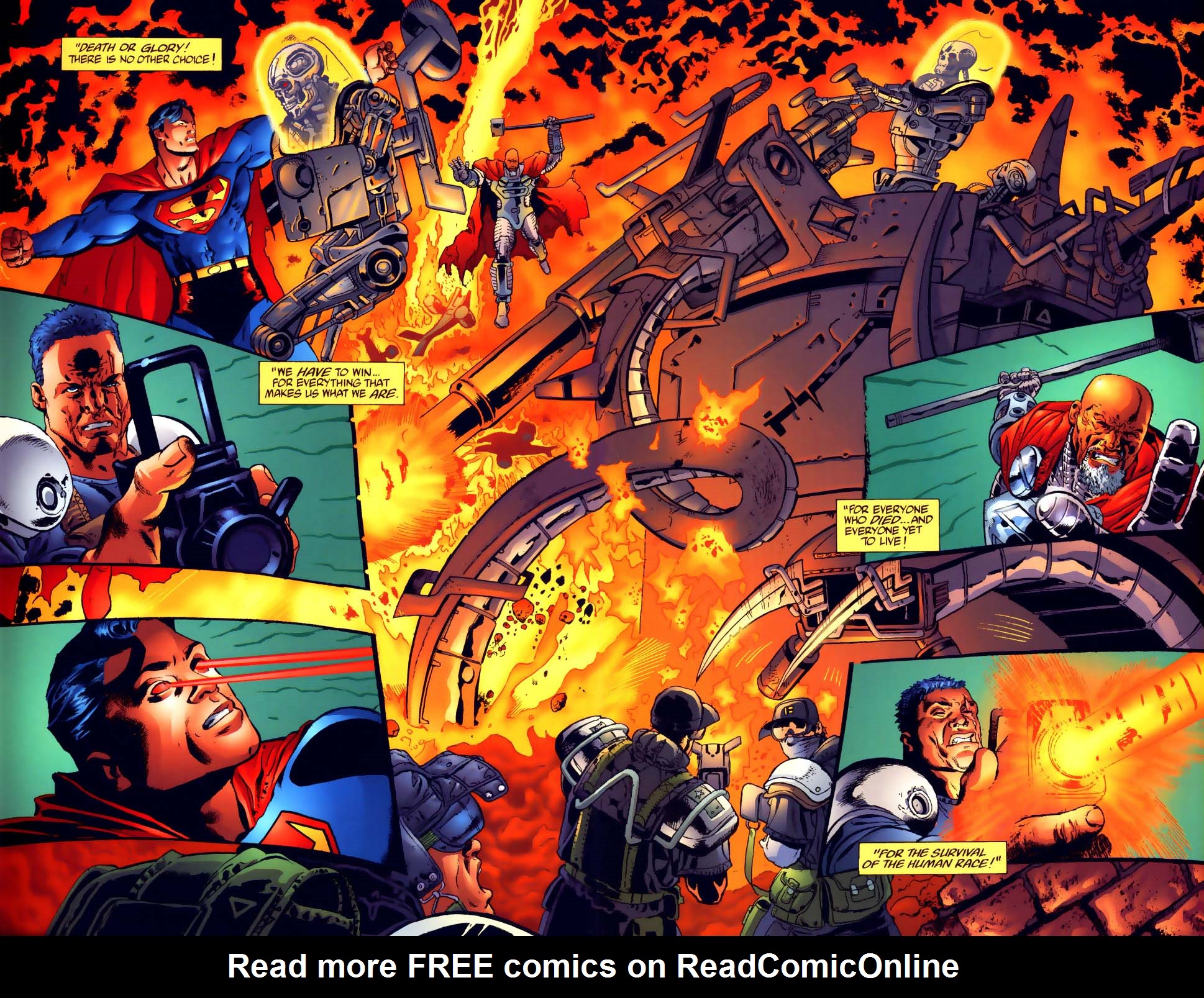 Read online Superman vs. The Terminator: Death to the Future comic -  Issue #3 - 19