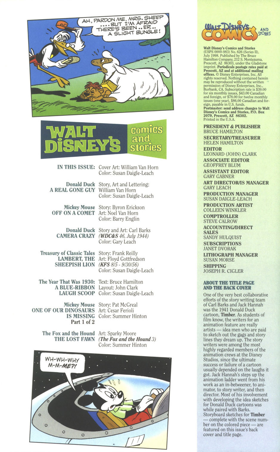 Read online Walt Disney's Comics and Stories comic -  Issue #626 - 4