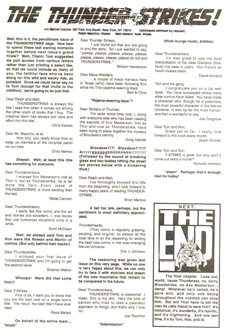 Read online Thunderstrike (1993) comic -  Issue #23 - 24
