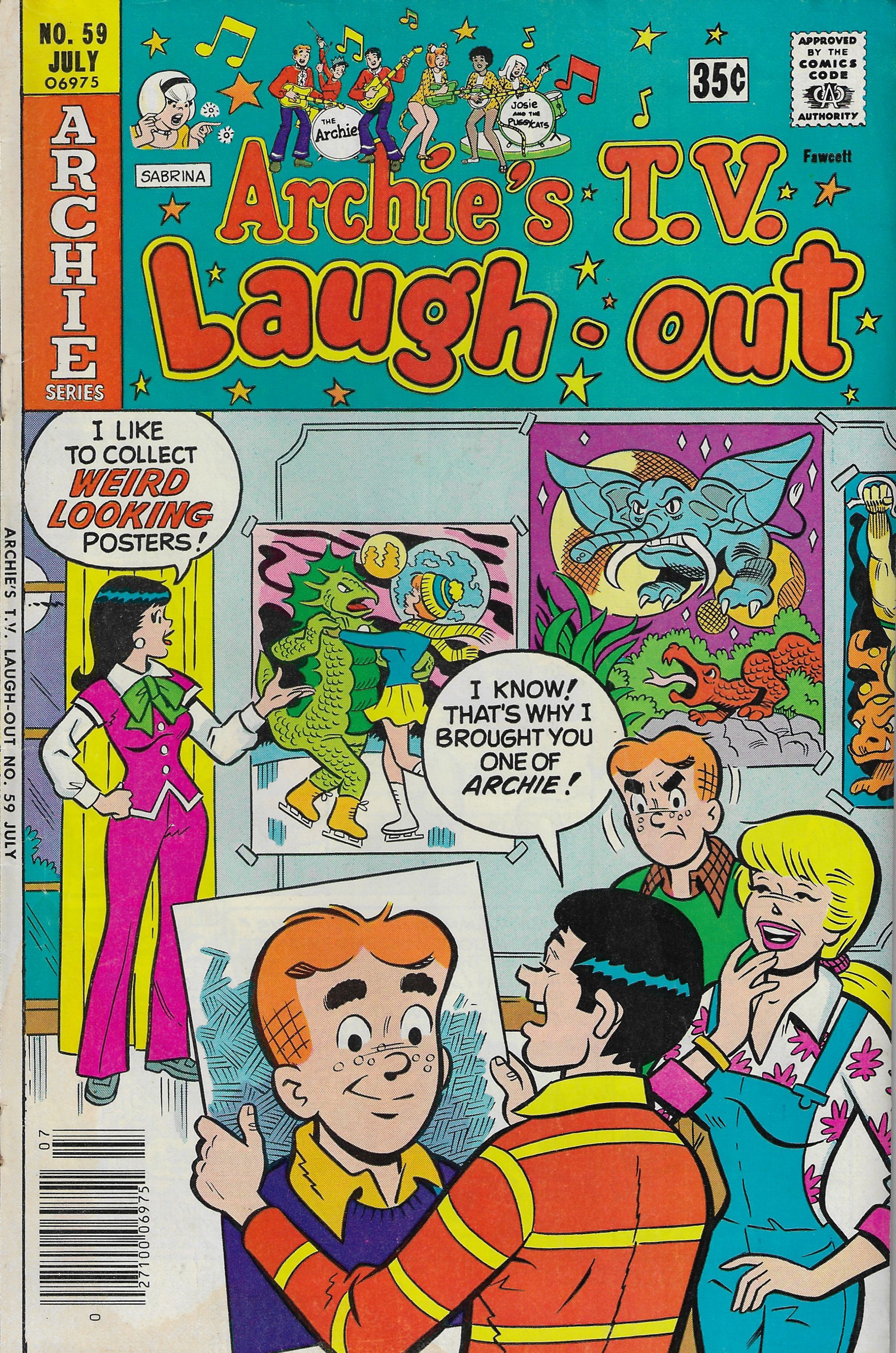 Read online Archie's TV Laugh-Out comic -  Issue #59 - 1