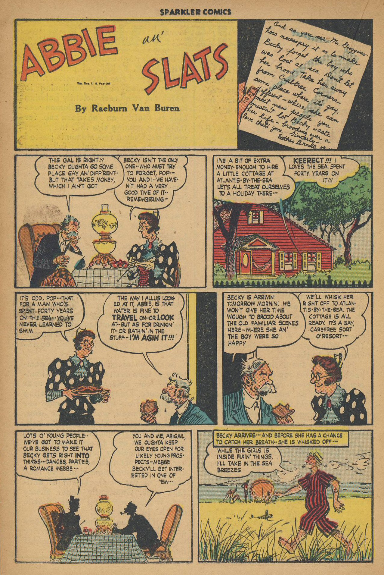 Read online Sparkler Comics comic -  Issue #49 - 34