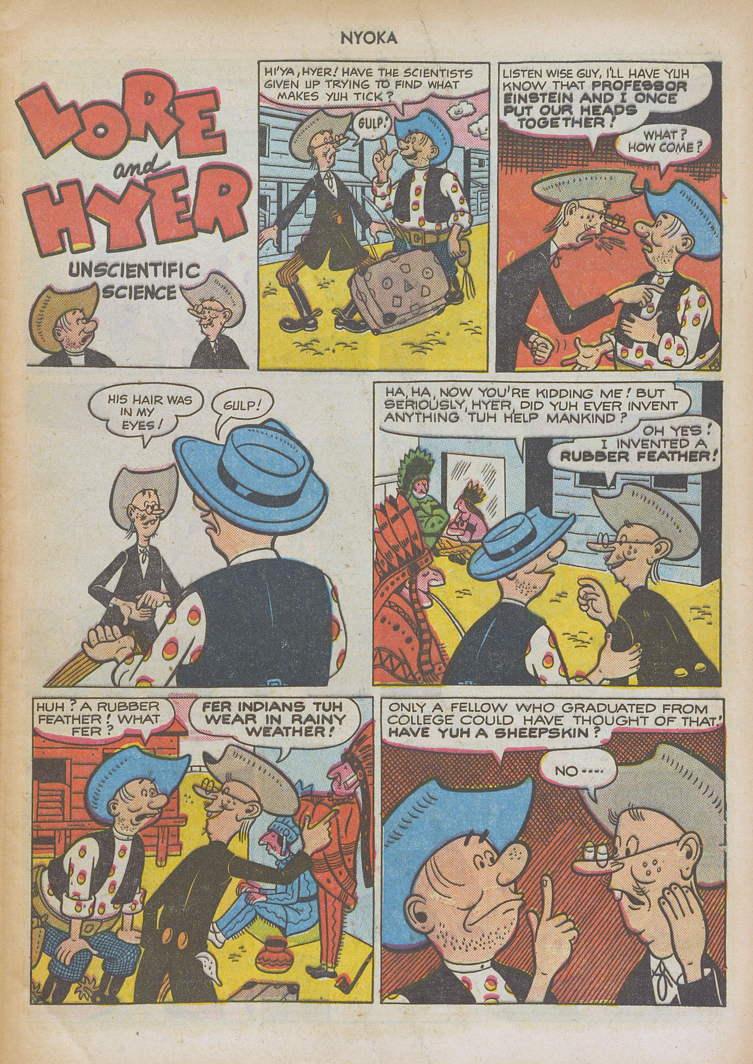 Read online Nyoka the Jungle Girl (1945) comic -  Issue #47 - 14