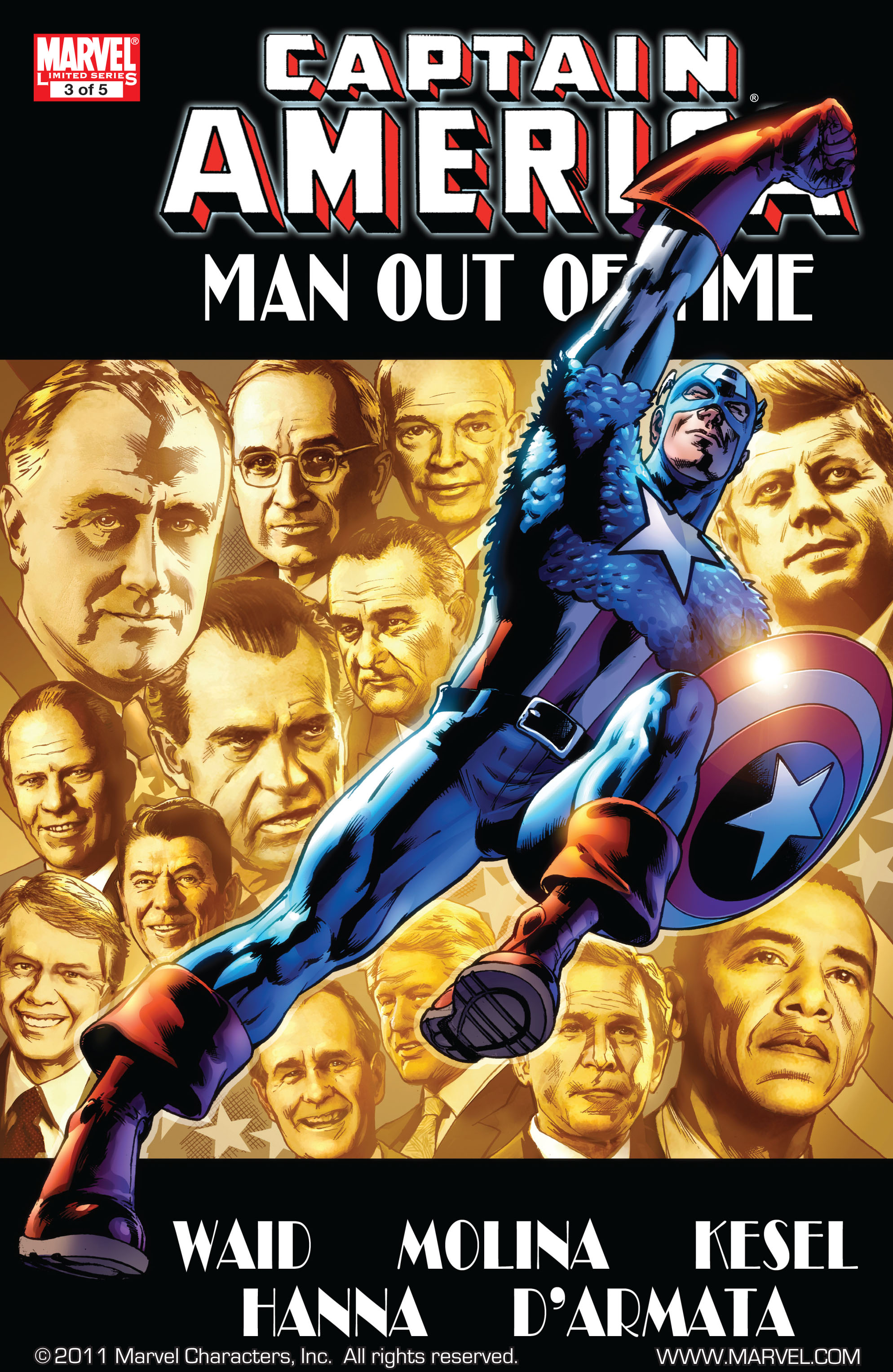 Read online Captain America: Man Out of Time comic -  Issue #3 - 1