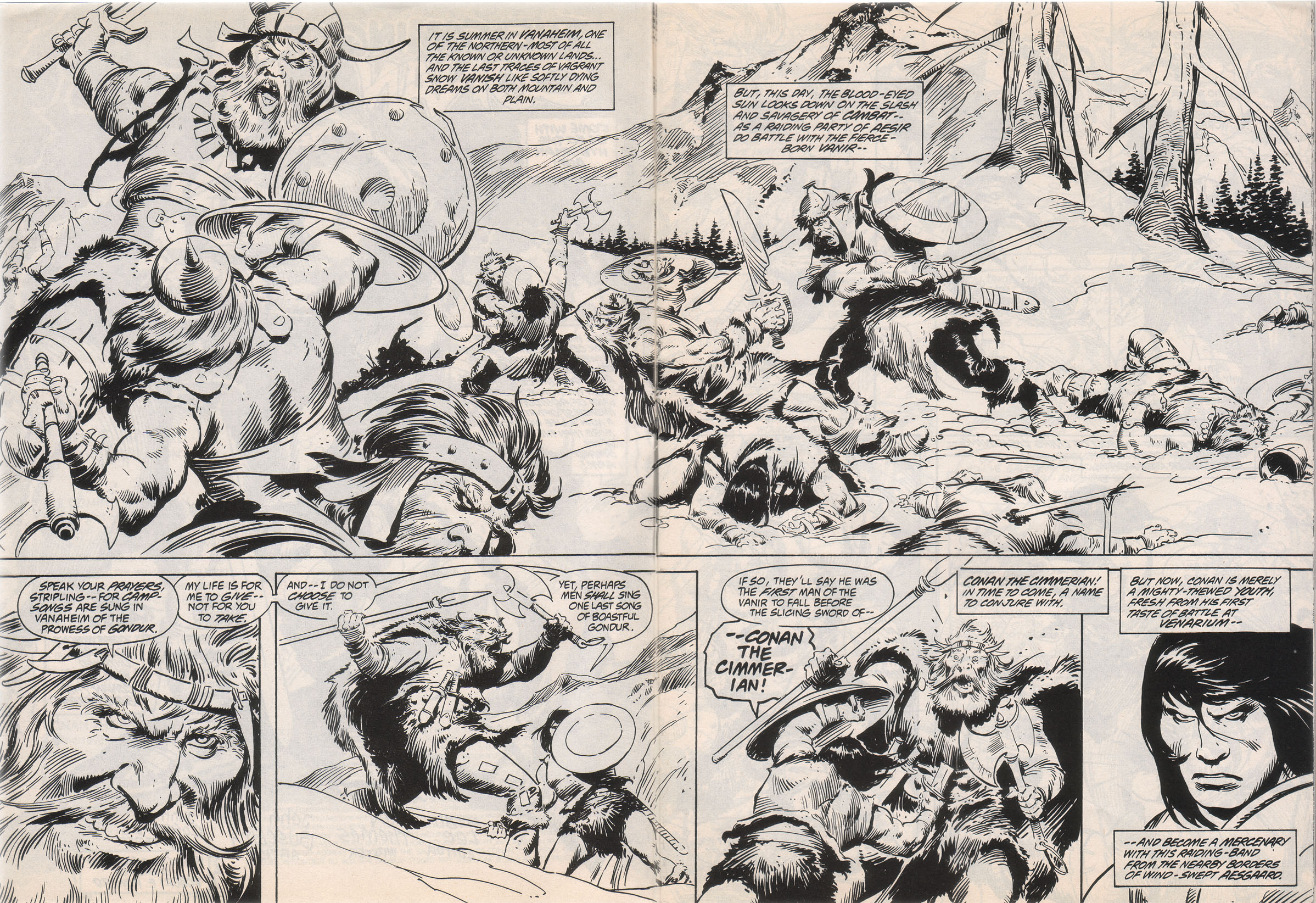 Read online The Savage Sword Of Conan comic -  Issue #222 - 4