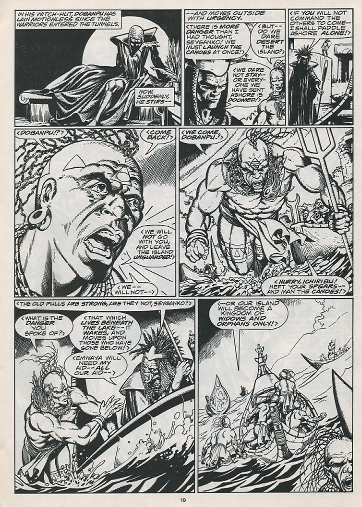 Read online The Savage Sword Of Conan comic -  Issue #215 - 21