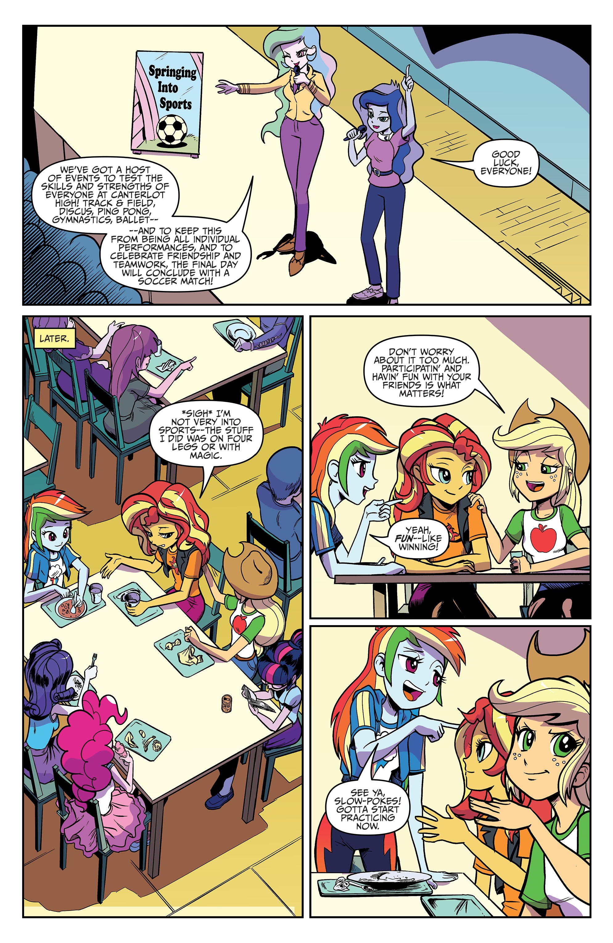 Read online My Little Pony Equestria Girls: Canterlot High: March Radness comic -  Issue # Full - 25