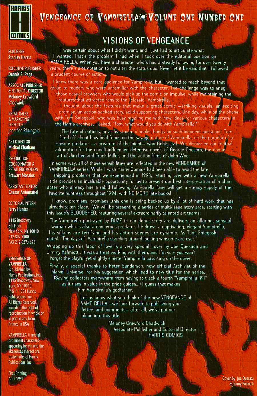 Read online Vengeance of Vampirella comic -  Issue #1 - 2