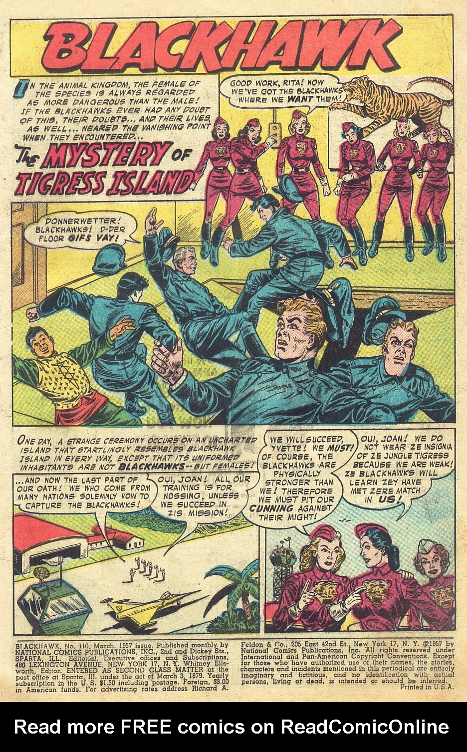 Read online Blackhawk (1957) comic -  Issue #110 - 3