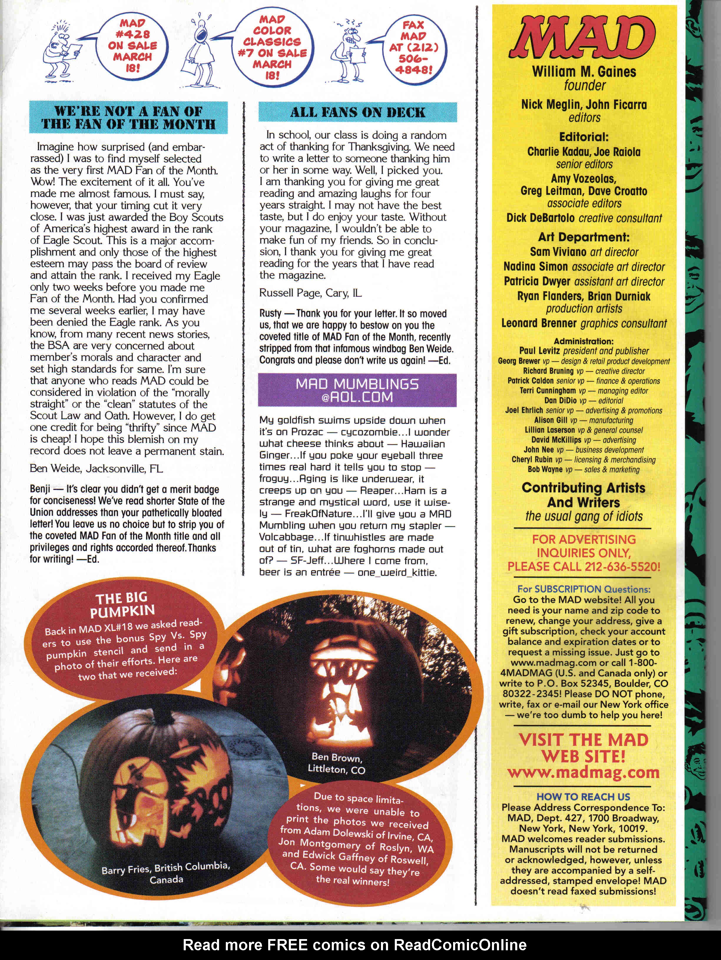 Read online MAD comic -  Issue #427 - 5