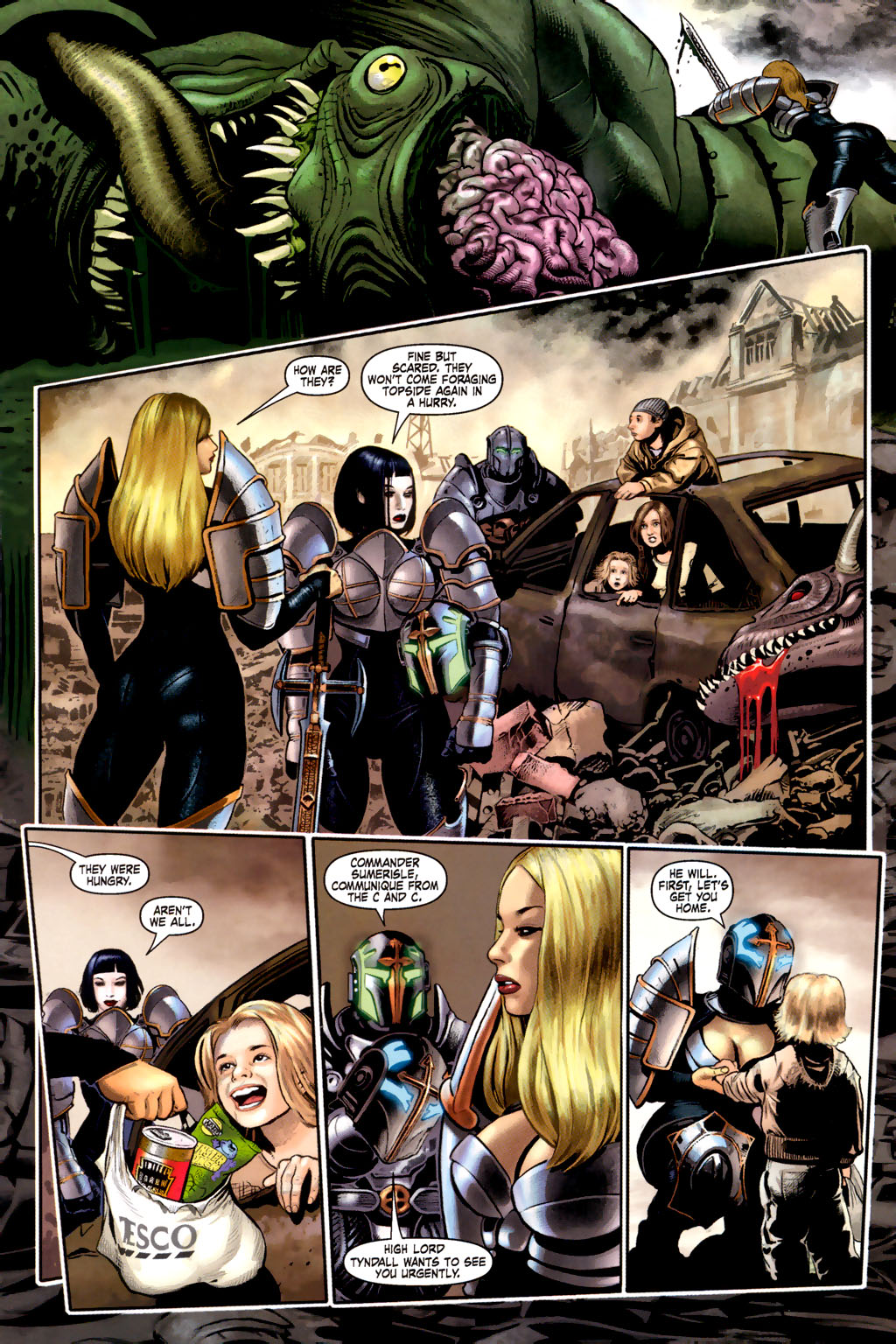 Read online Hellgate: London comic -  Issue #1 - 12