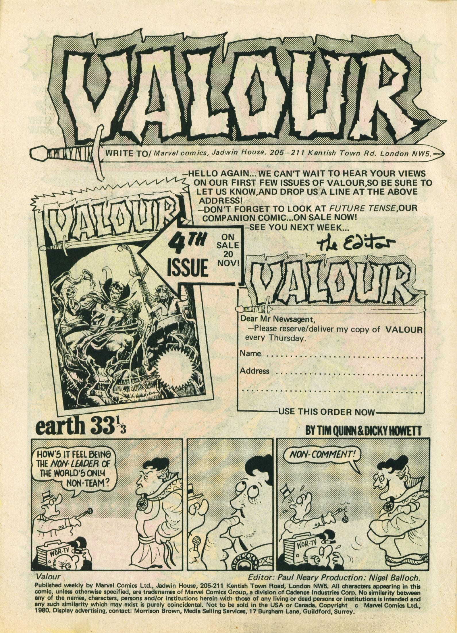 Read online Valour comic -  Issue #3 - 2