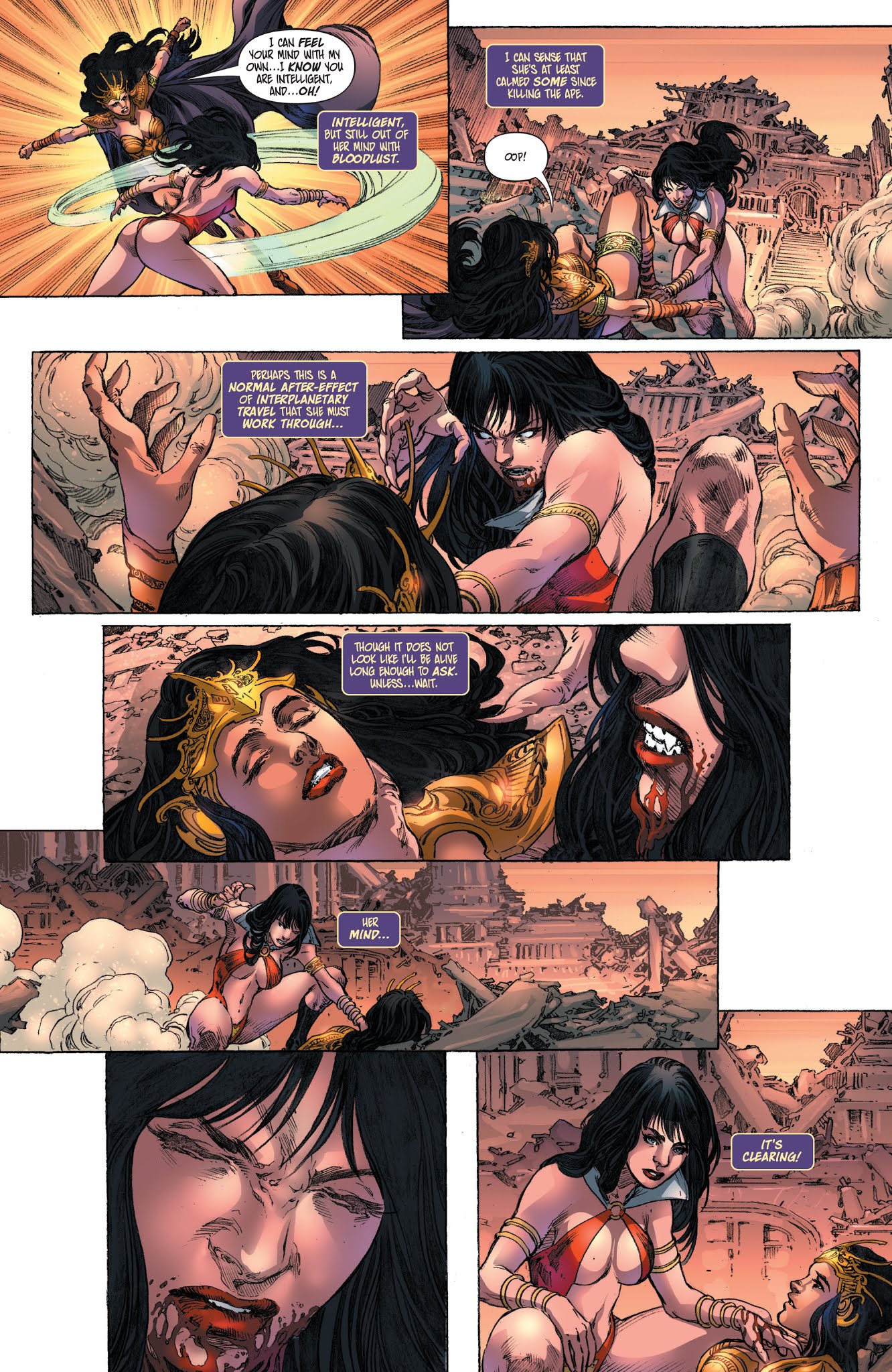 Read online Vampirella/Dejah Thoris comic -  Issue #1 - 21