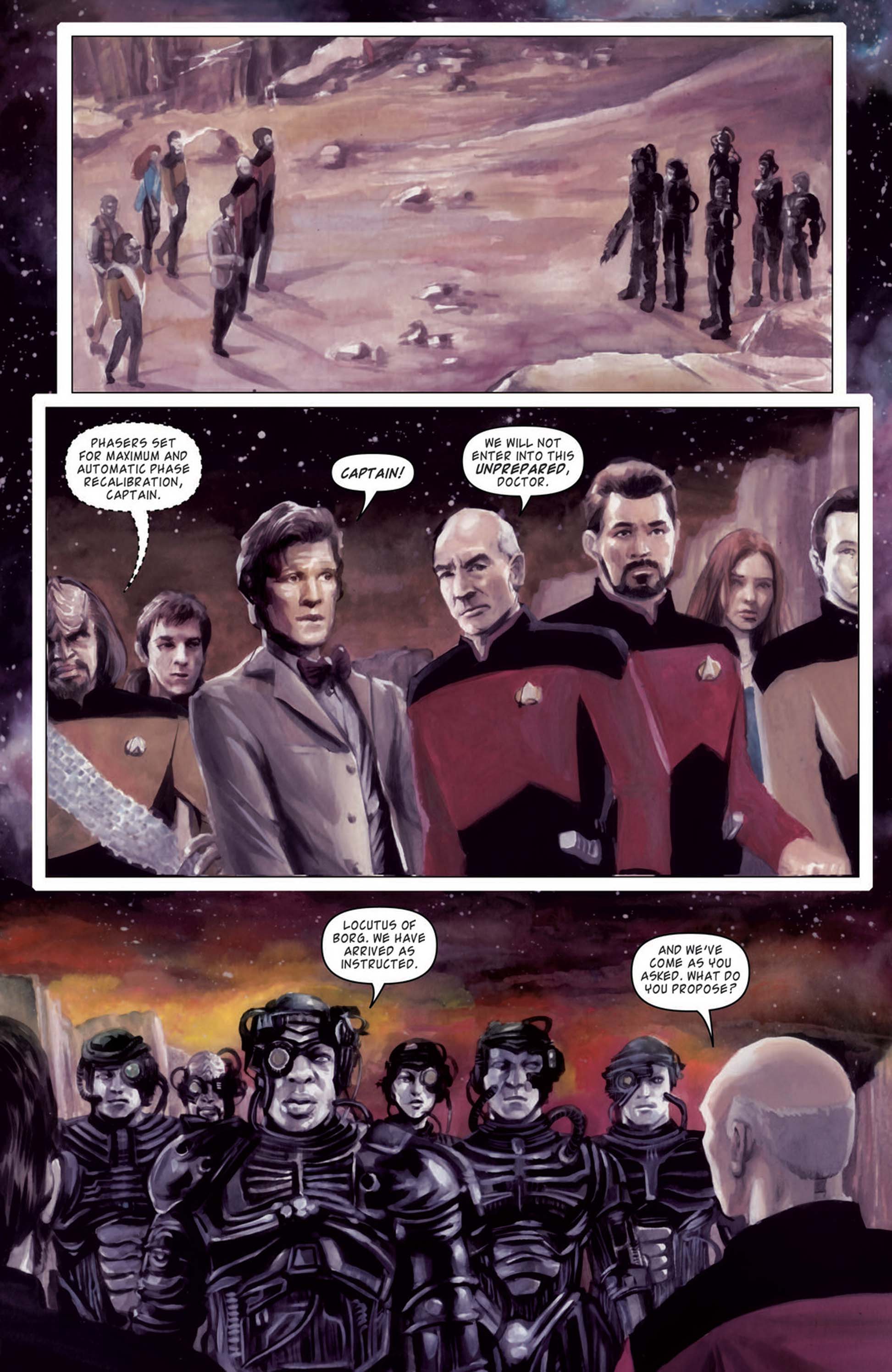 Read online Star Trek: The Next Generation/Doctor Who: Assimilation² comic -  Issue #6 - 6