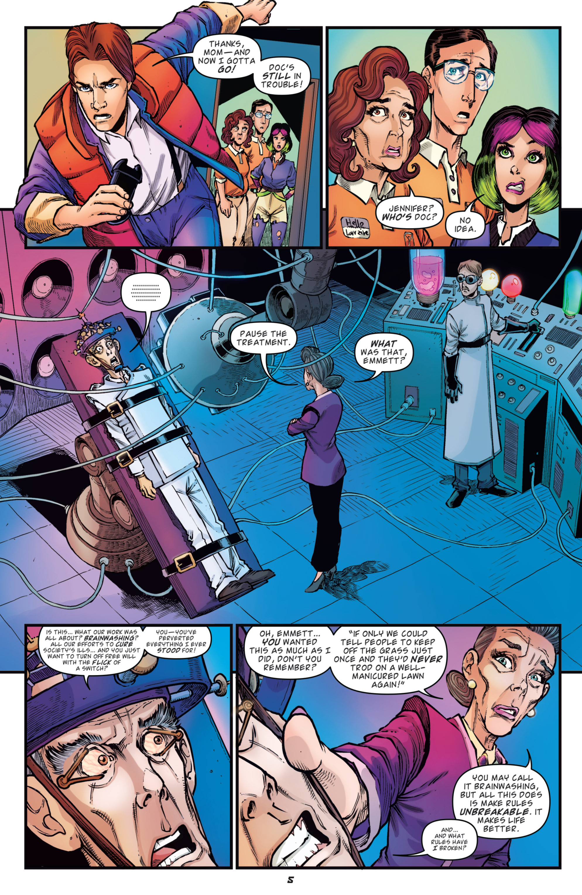 Read online Back to the Future: Citizen Brown comic -  Issue #4 - 7