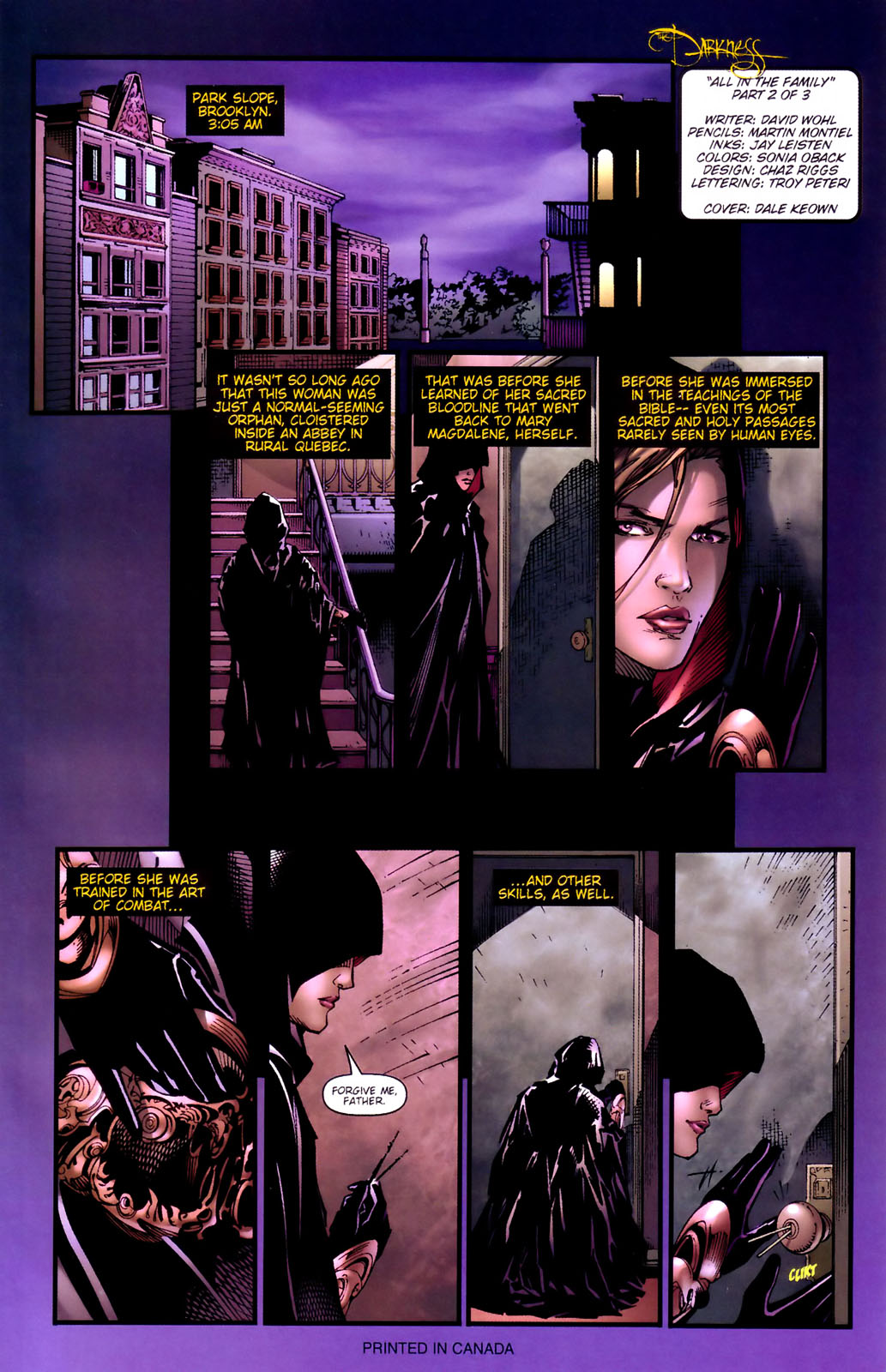 Read online The Darkness (2002) comic -  Issue #23 - 2