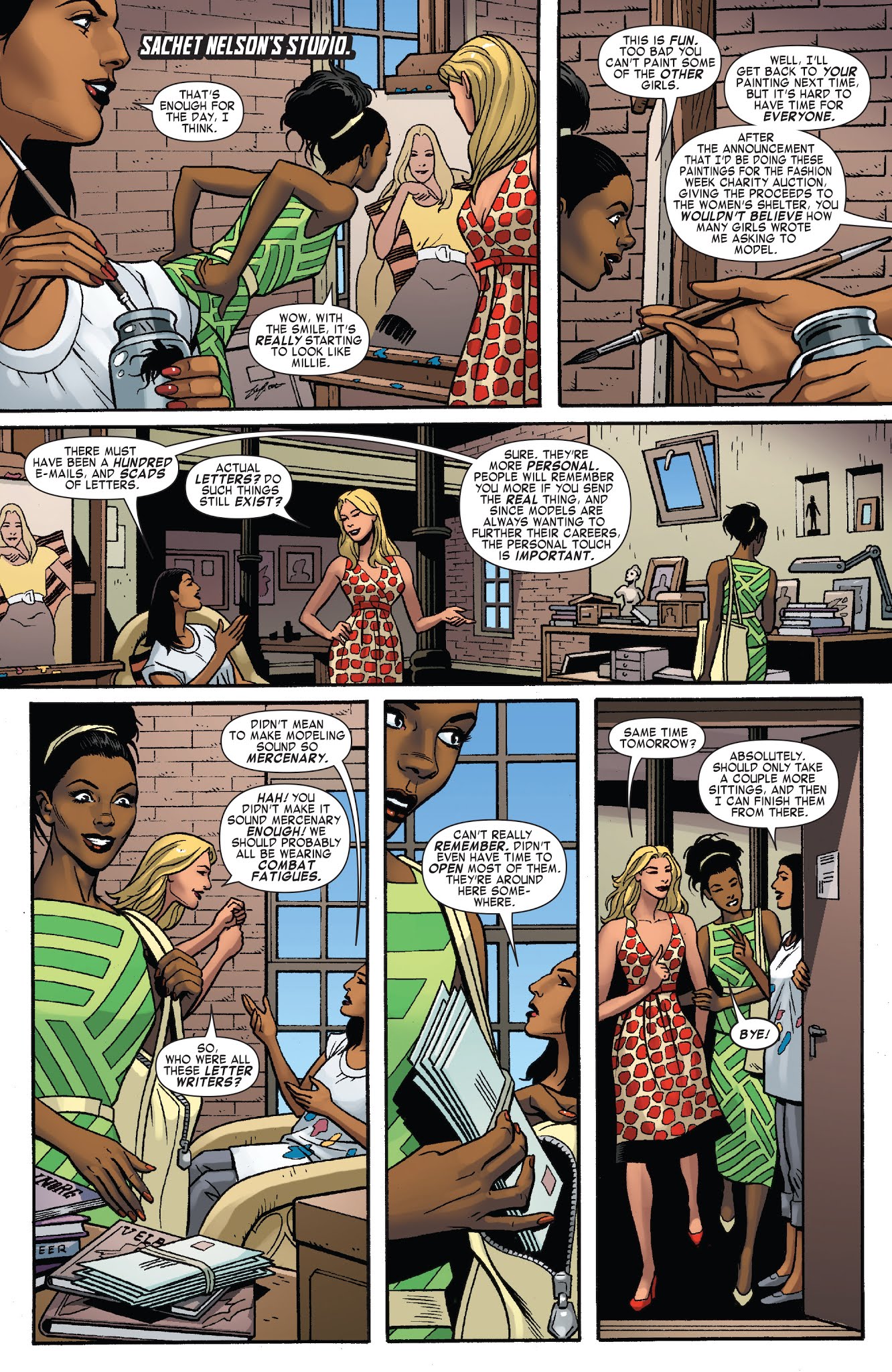 Read online Models, Inc. comic -  Issue #3 - 16