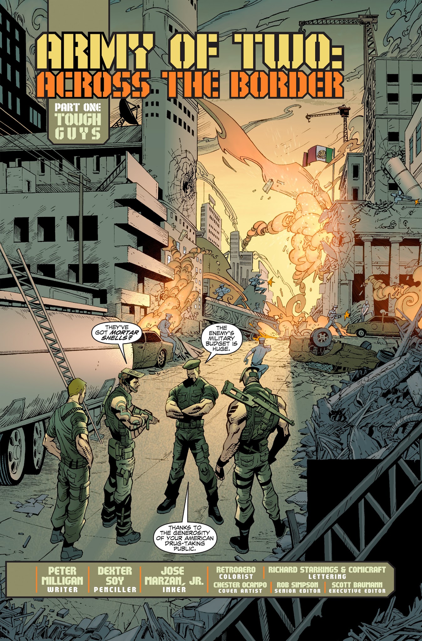 Read online Army of Two comic -  Issue #1 - 10