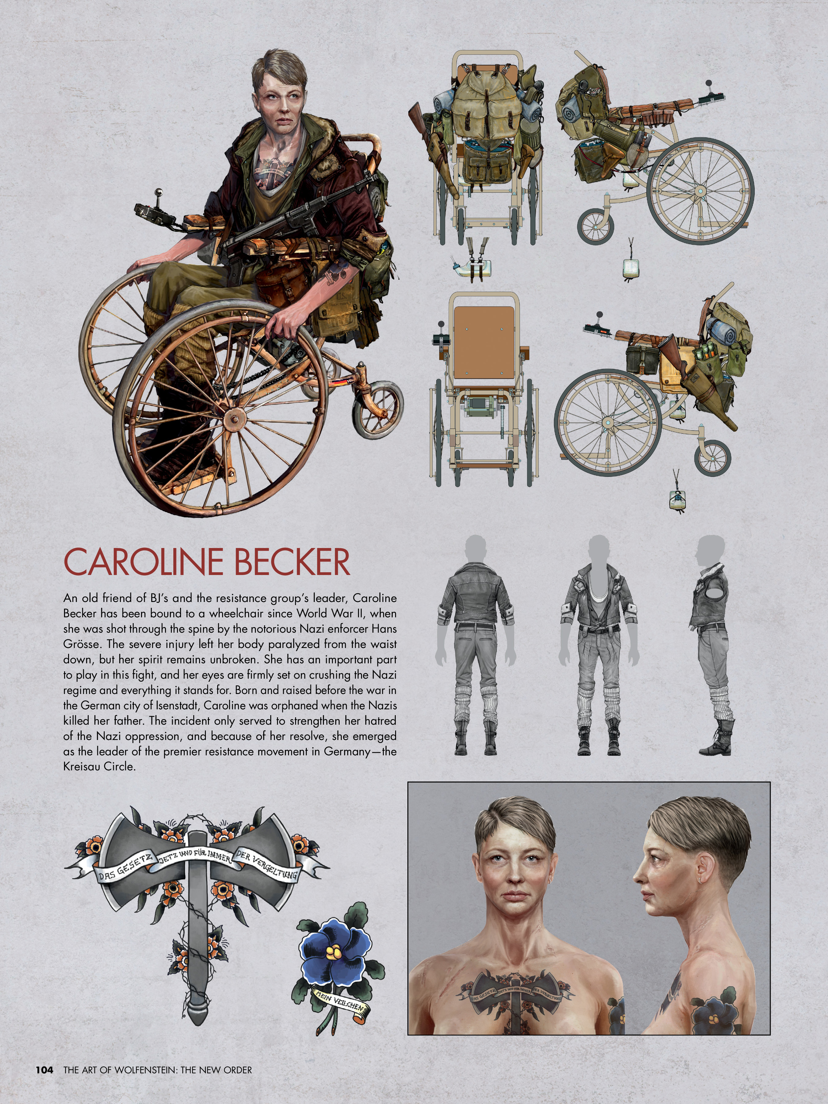 Read online The Art of Wolfenstein: The New Order comic -  Issue # TPB (Part 1) - 97
