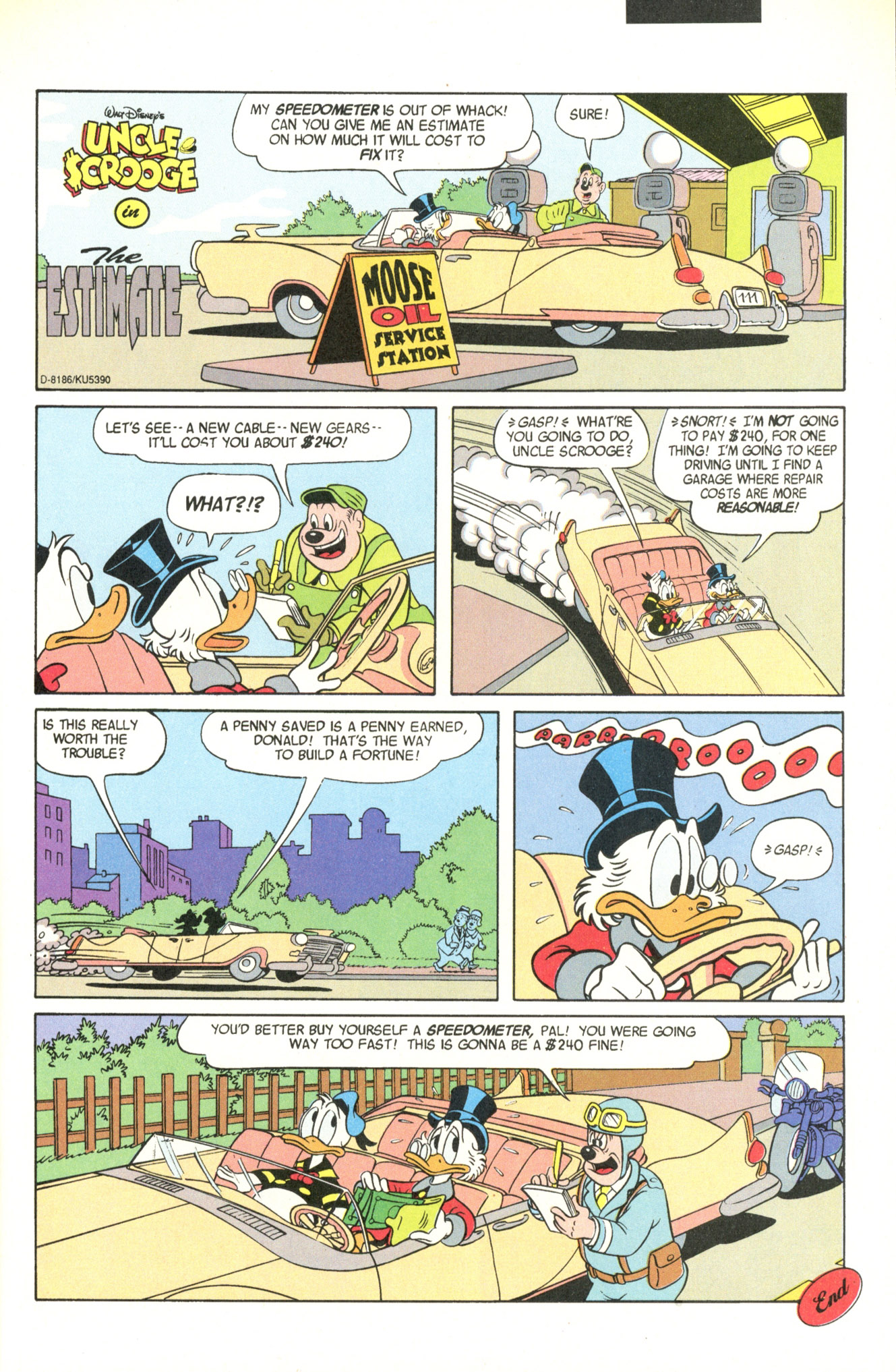 Read online Uncle Scrooge (1953) comic -  Issue #253 - 33