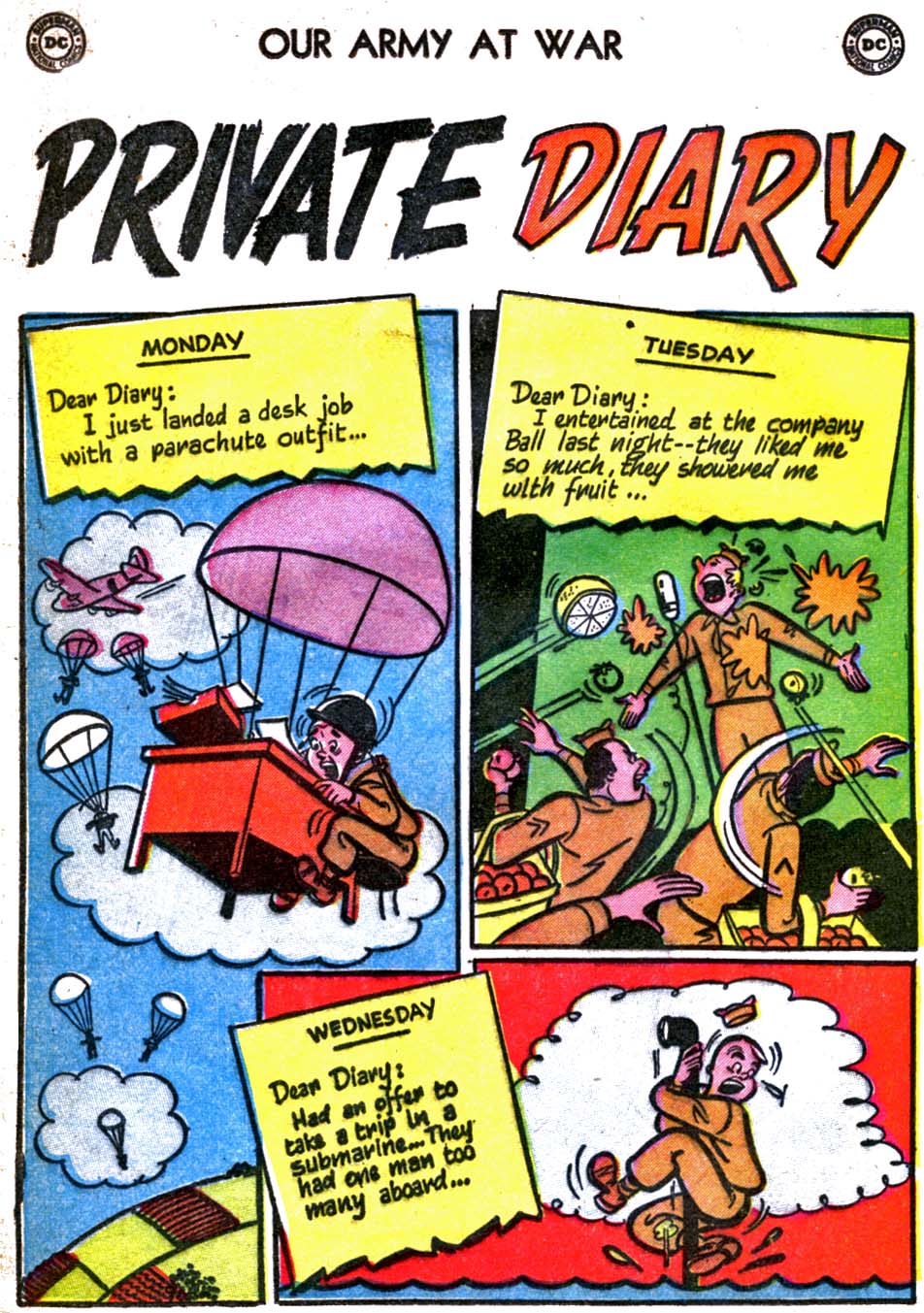 Read online Our Army at War (1952) comic -  Issue #22 - 20