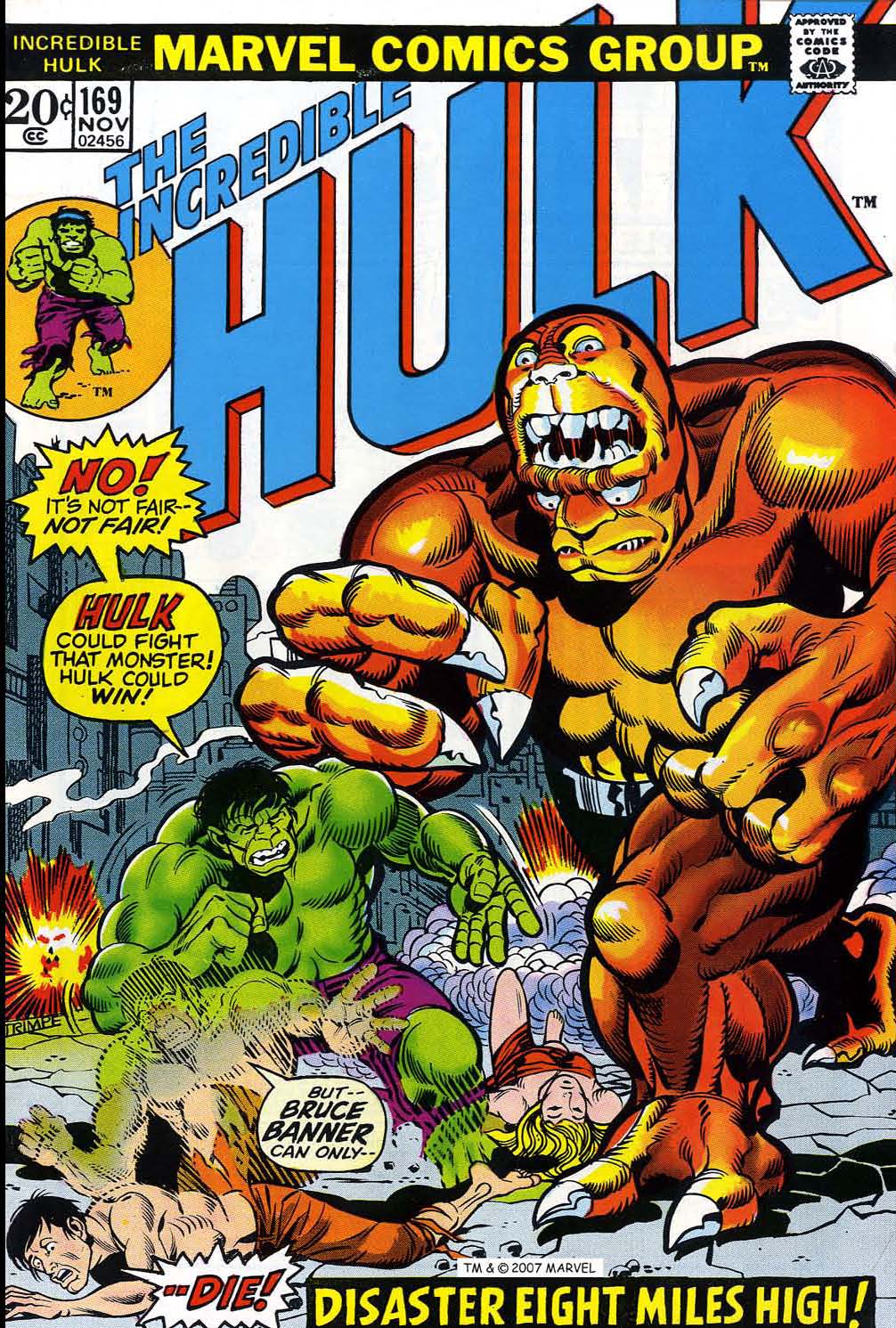 Read online The Incredible Hulk (1968) comic -  Issue #169 - 1