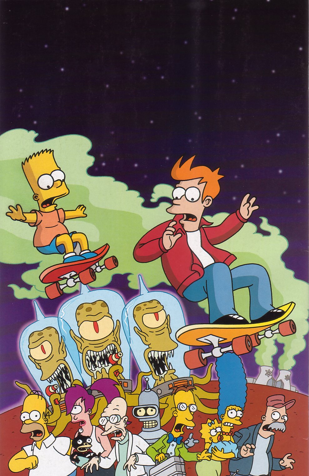 Read online The Futurama/Simpsons Infinitely Secret Crossover Crisis comic -  Issue #2 - 28