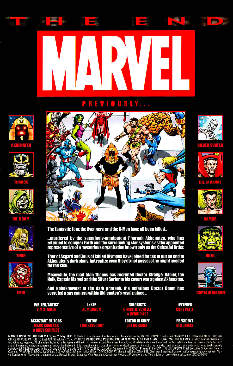 Read online Marvel: The End comic -  Issue #2 - 2