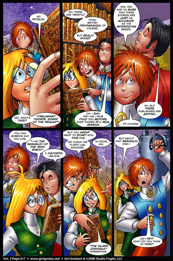 Read online Girl Genius (2002) comic -  Issue #3 - 18