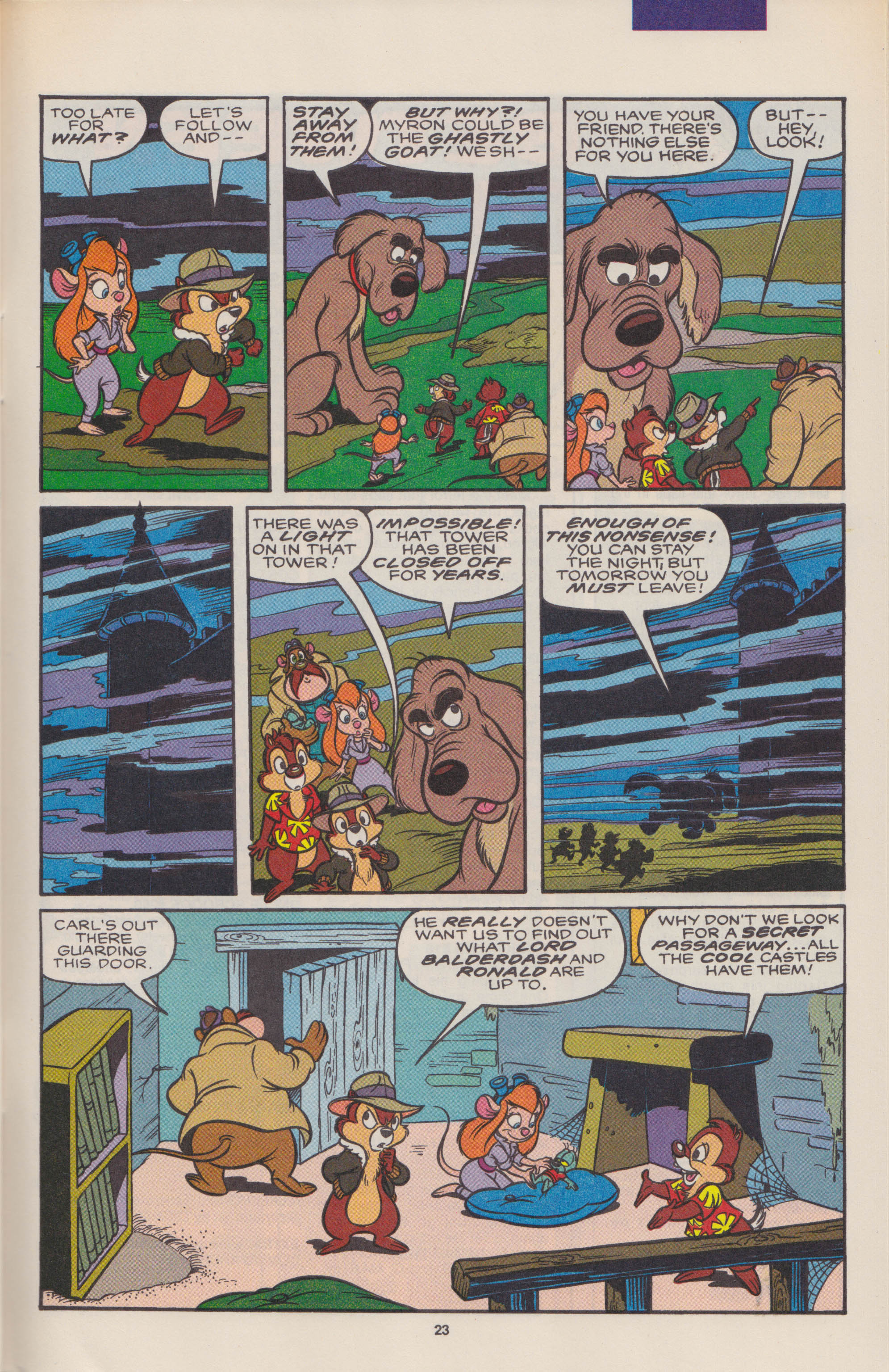 Read online Disney's Chip 'N Dale Rescue Rangers comic -  Issue #18 - 29