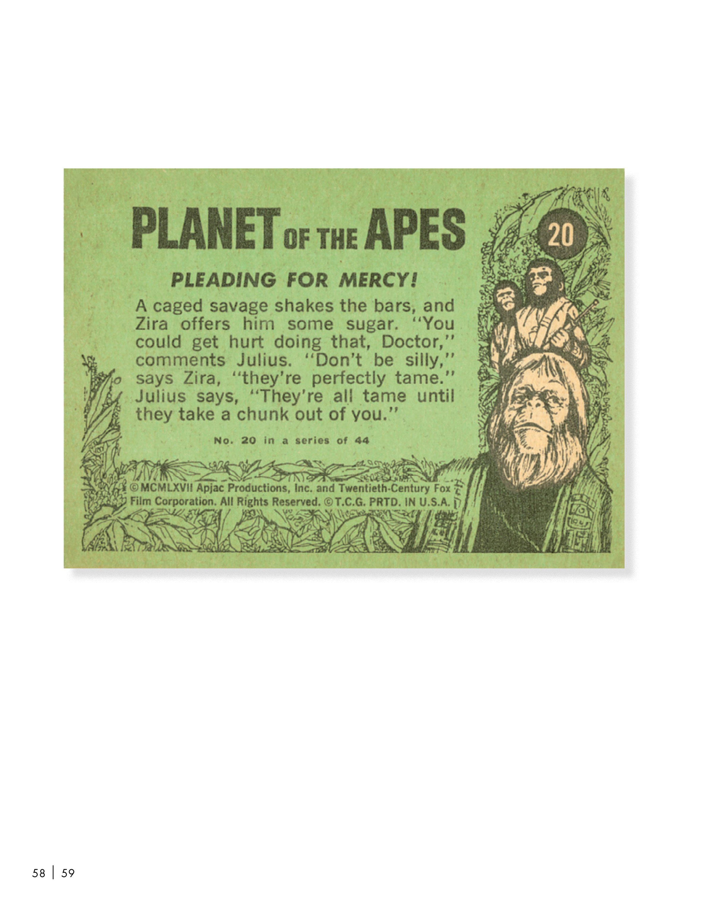 Read online Planet of the Apes: The Original Topps Trading Card Series comic -  Issue # TPB (Part 1) - 63