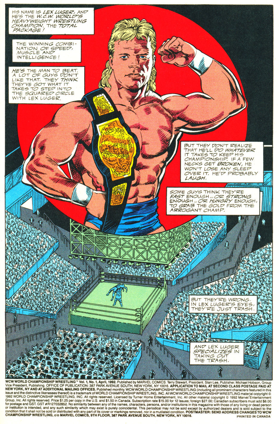 Read online WCW World Championship Wrestling comic -  Issue #1 - 2