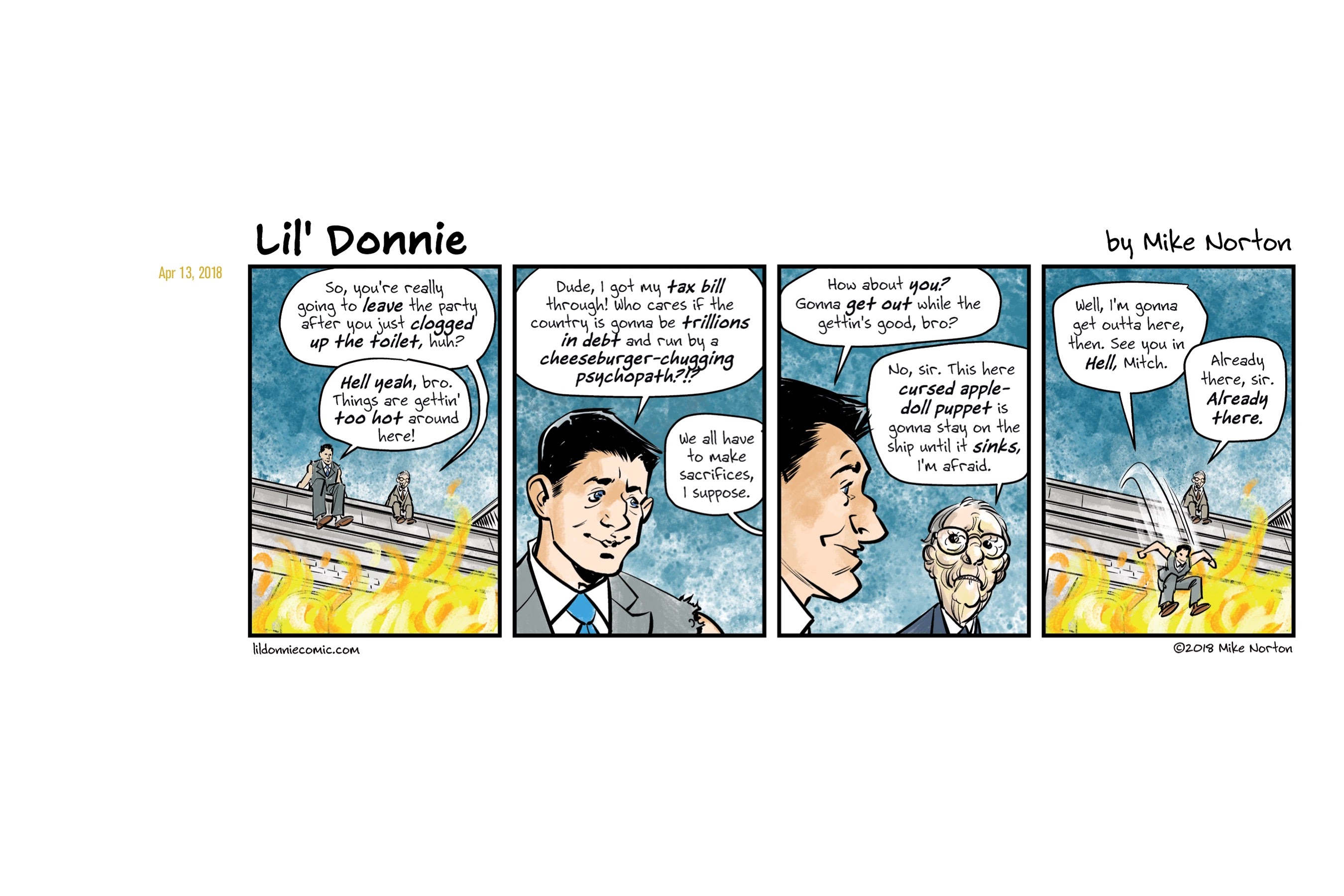 Read online Lil' Donnie: Executive Privilege comic -  Issue # TPB - 78