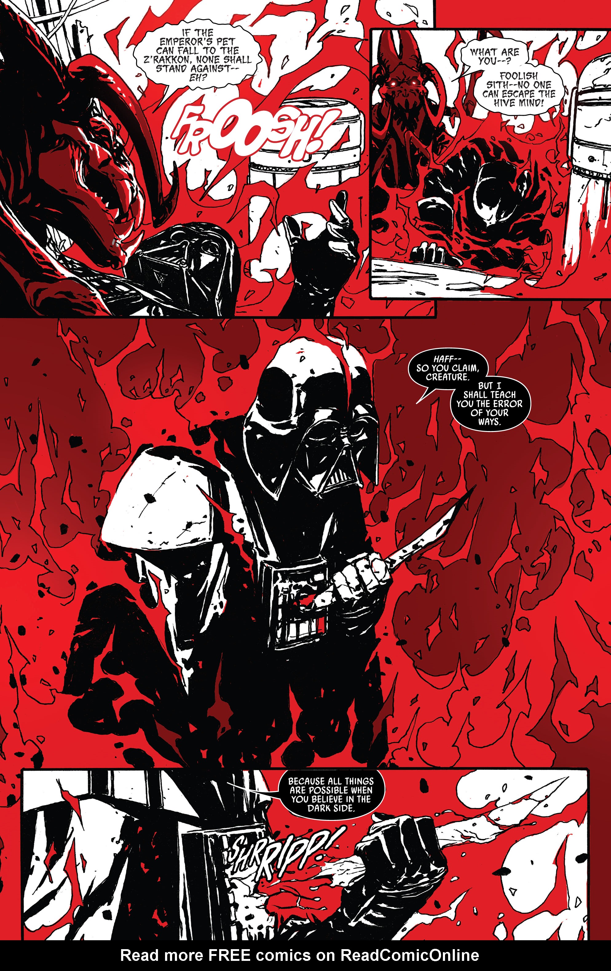 Read online Star Wars: Darth Vader - Black, White & Red comic -  Issue #2 - 18
