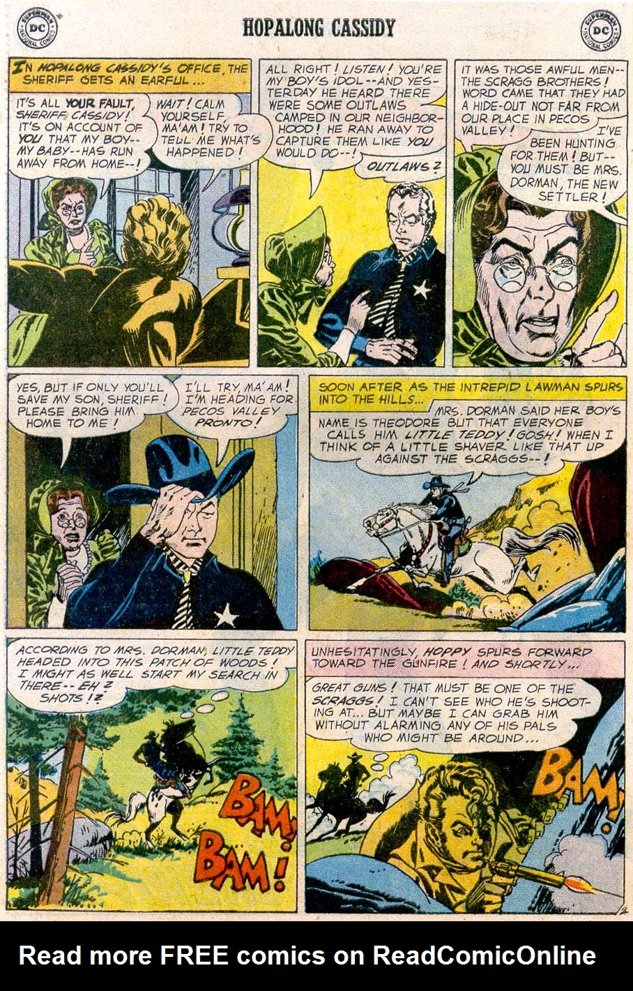 Read online Hopalong Cassidy comic -  Issue #129 - 28