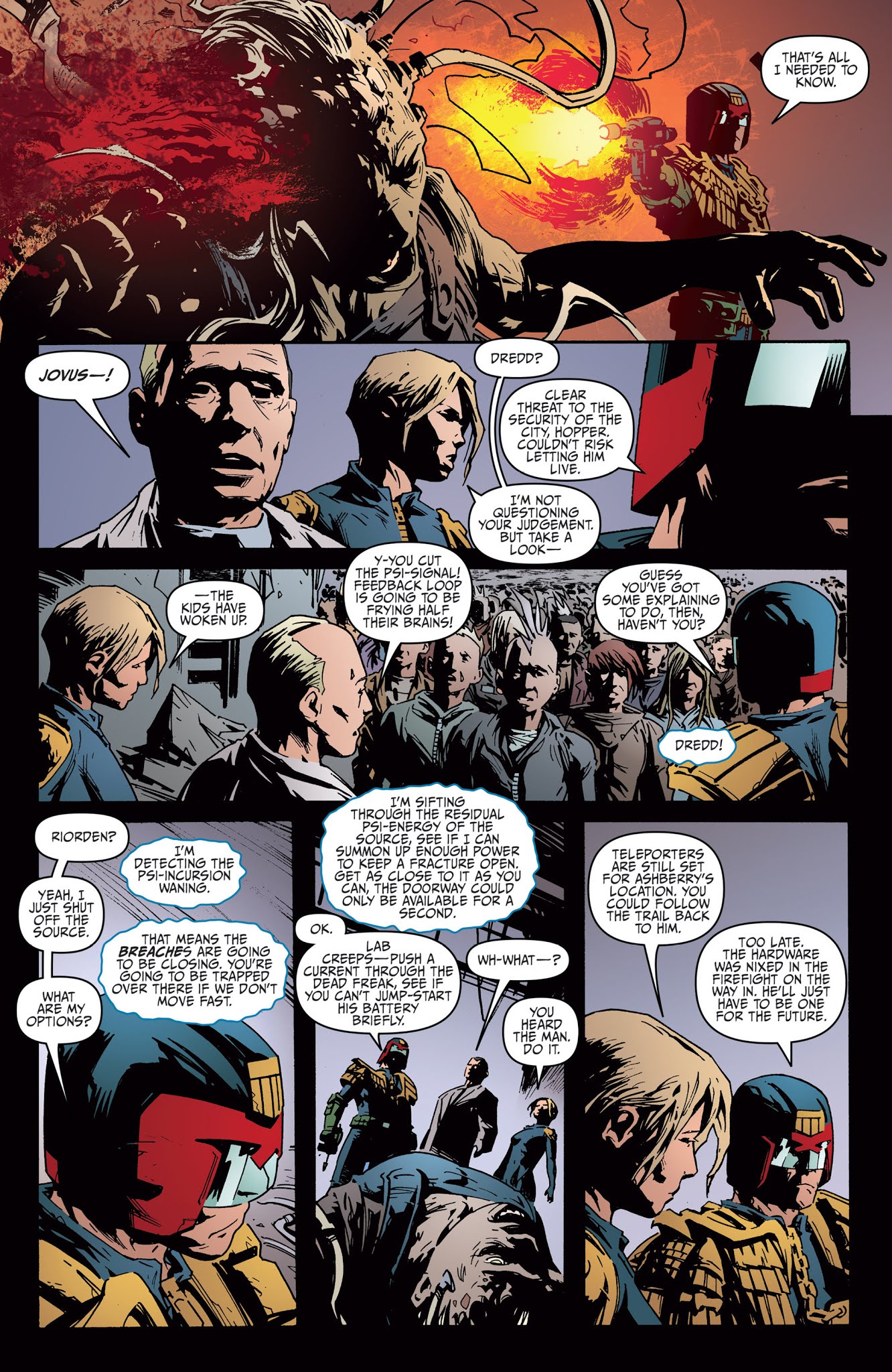 Read online Judge Dredd: Year One comic -  Issue #4 - 22