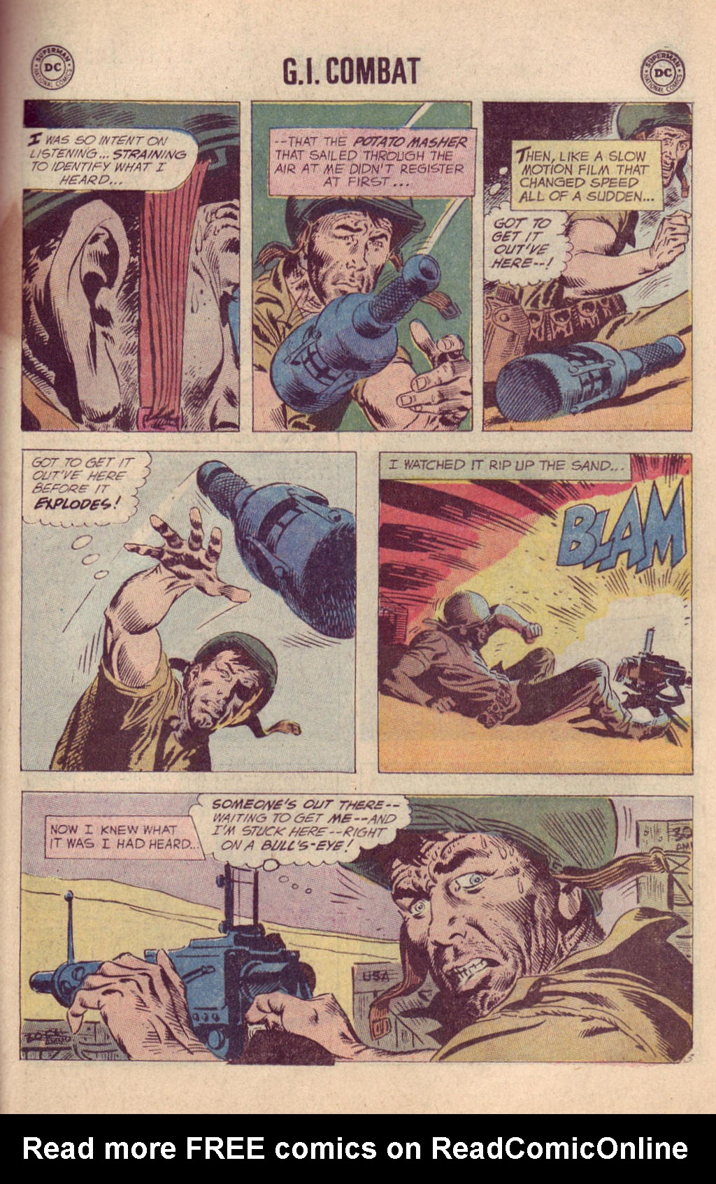 Read online G.I. Combat (1952) comic -  Issue #144 - 51