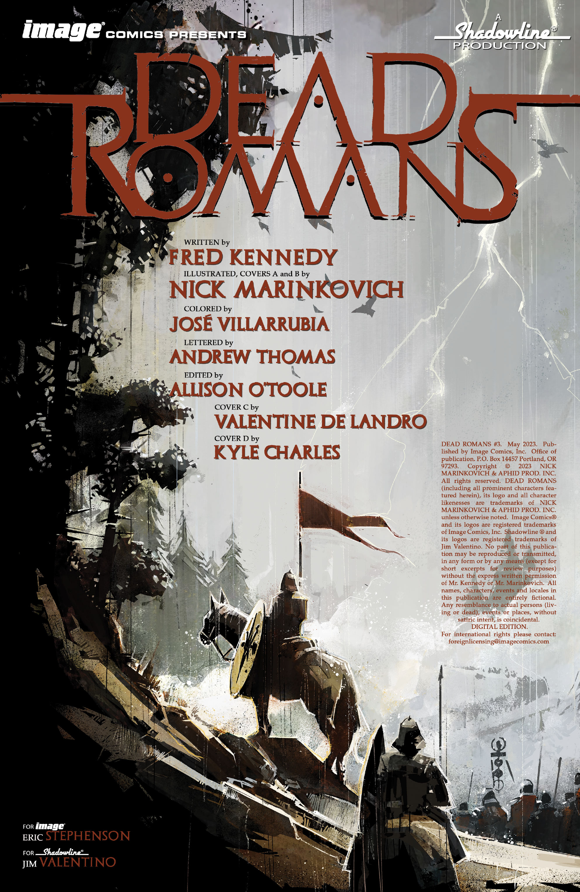 Read online Dead Romans comic -  Issue #3 - 2