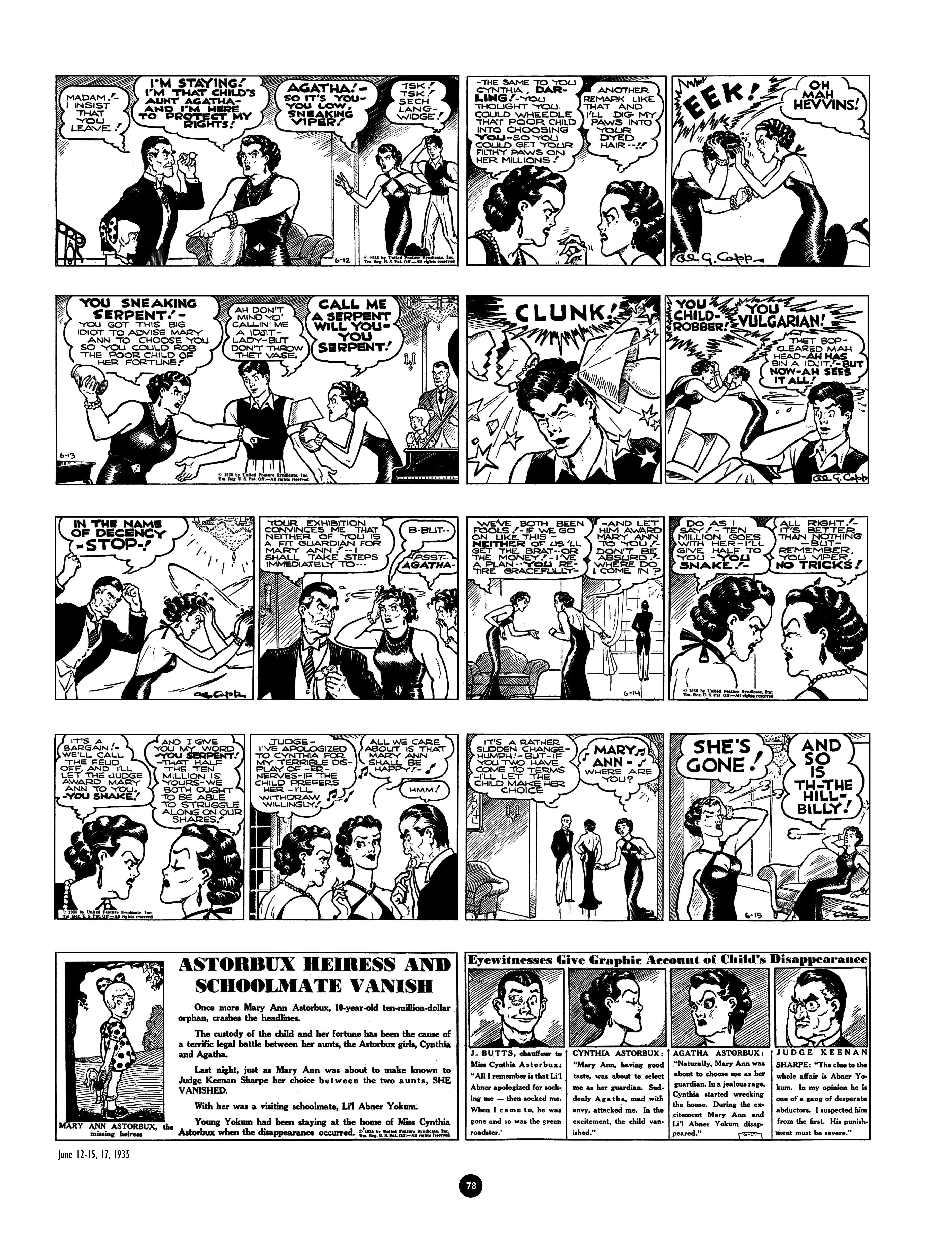 Read online Al Capp's Li'l Abner Complete Daily & Color Sunday Comics comic -  Issue # TPB 1 (Part 1) - 79