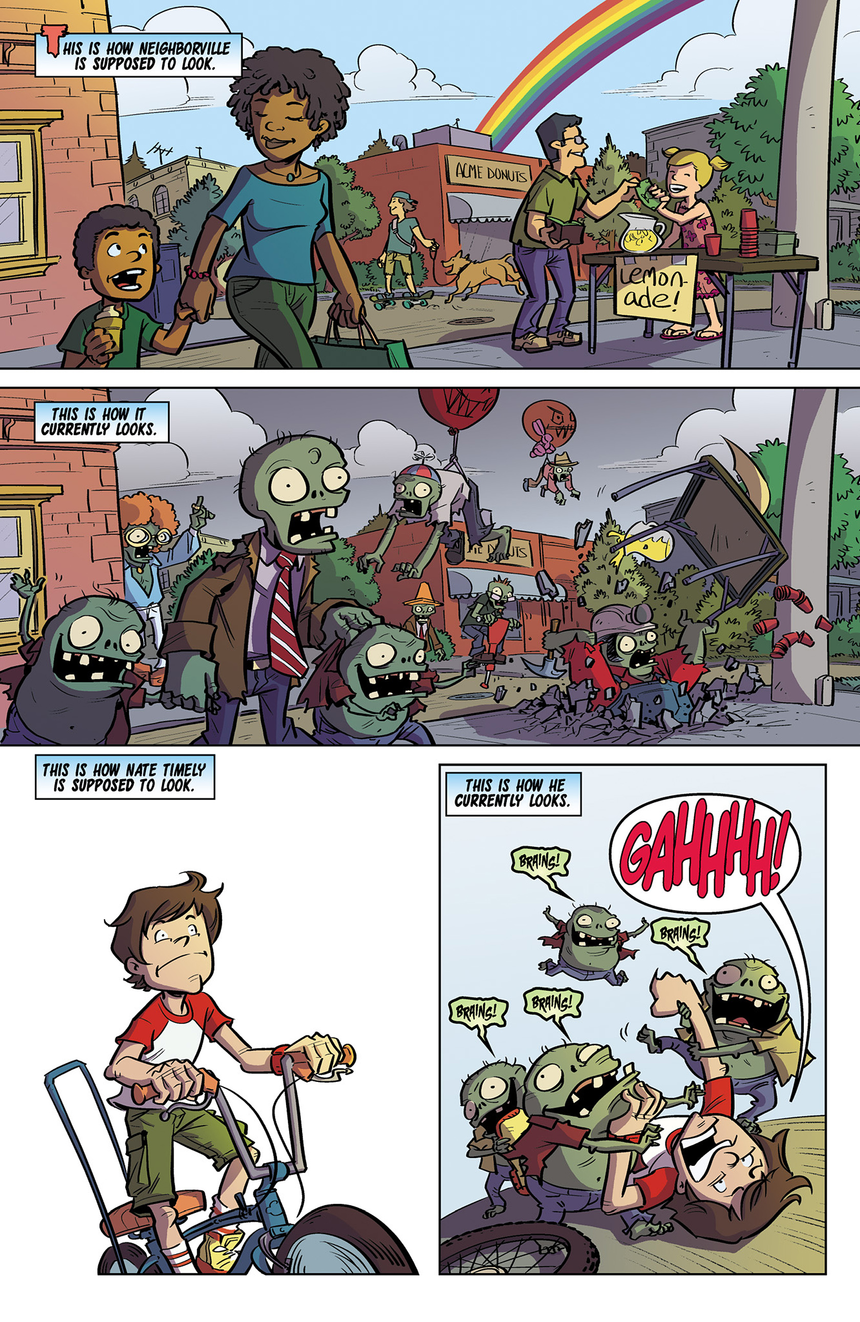 Read online Plants vs. Zombies: Lawnmageddon comic -  Issue #3 - 3