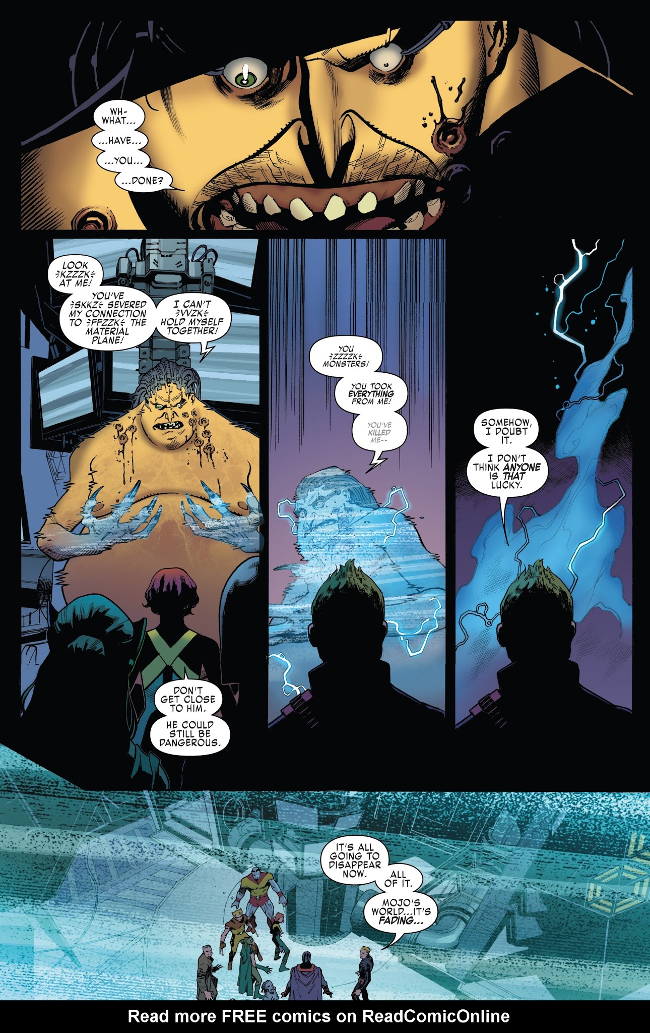 Read online X-Men: Blue comic -  Issue #15 - 17