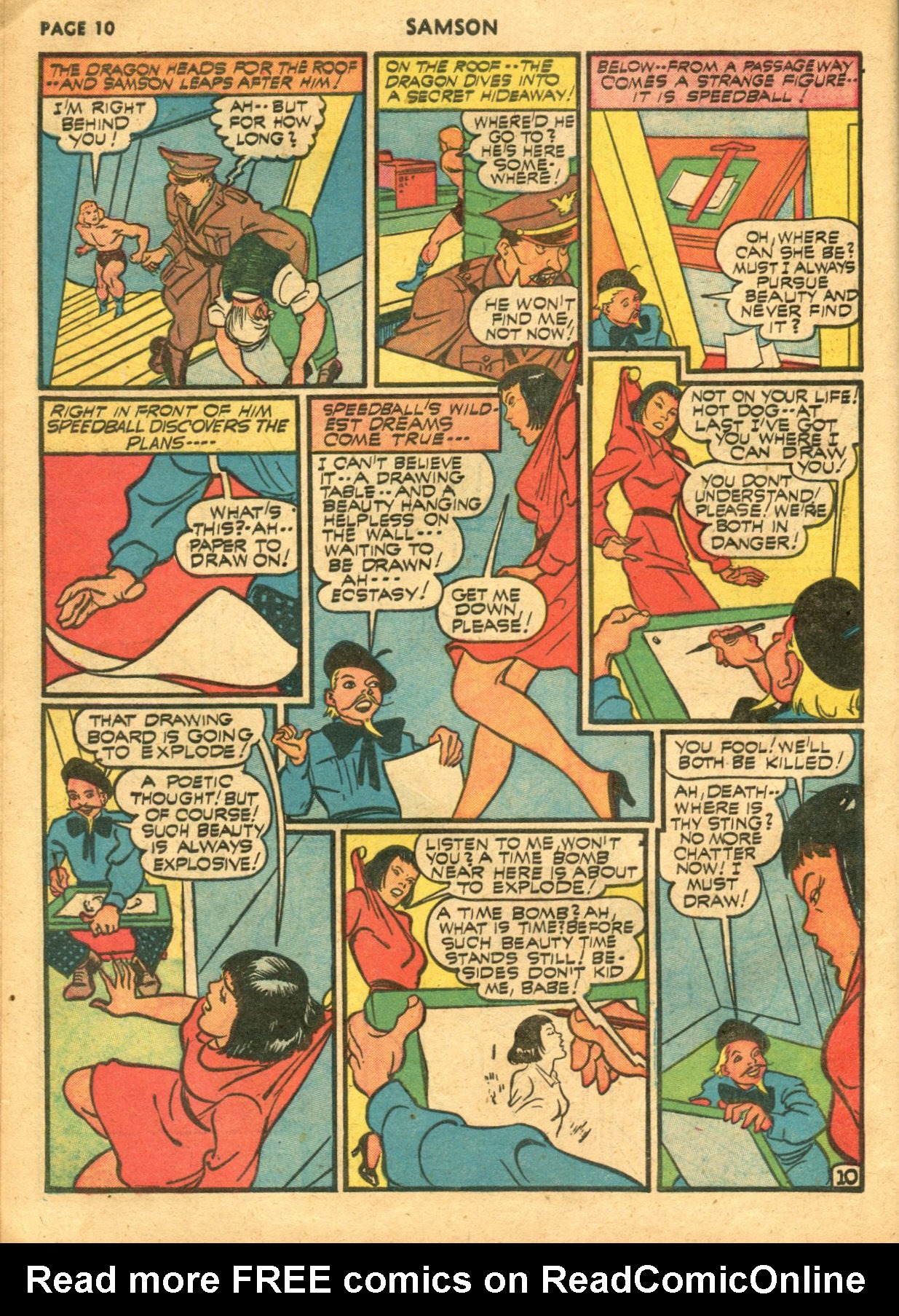 Read online Samson (1940) comic -  Issue #6 - 12
