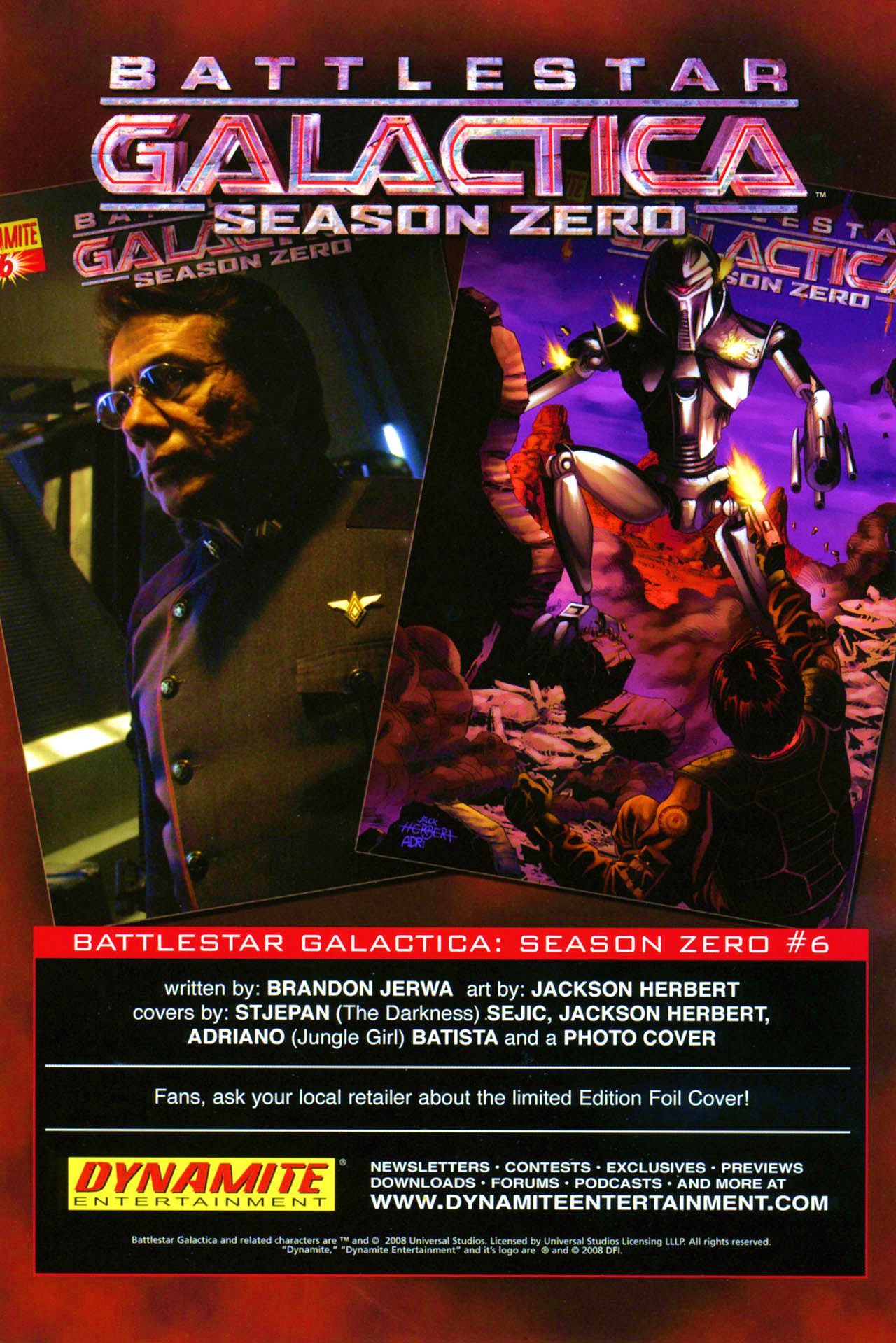 Read online Battlestar Galactica: Season Zero comic -  Issue #5 - 26