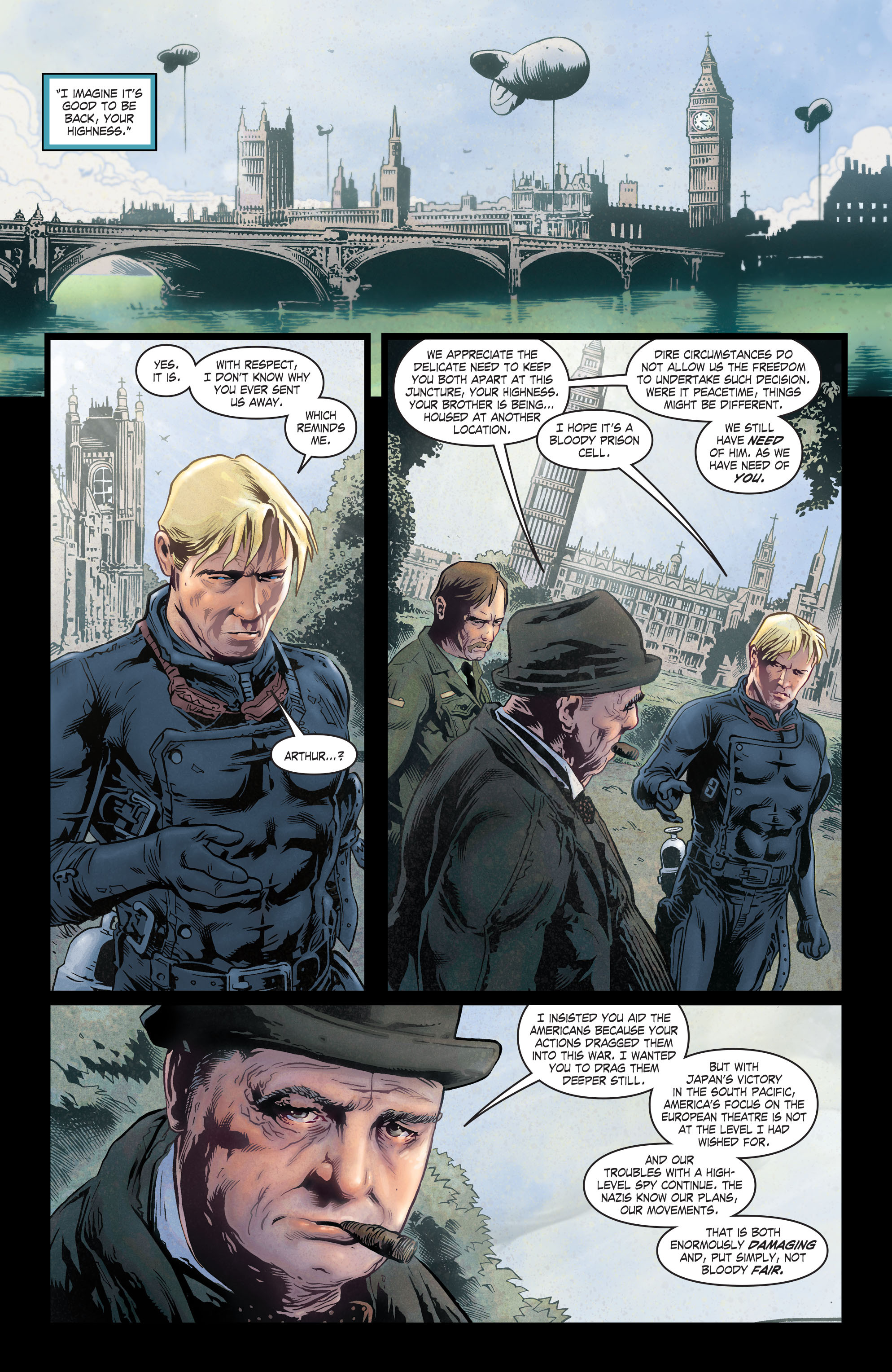 Read online The Royals: Masters of War comic -  Issue #4 - 7