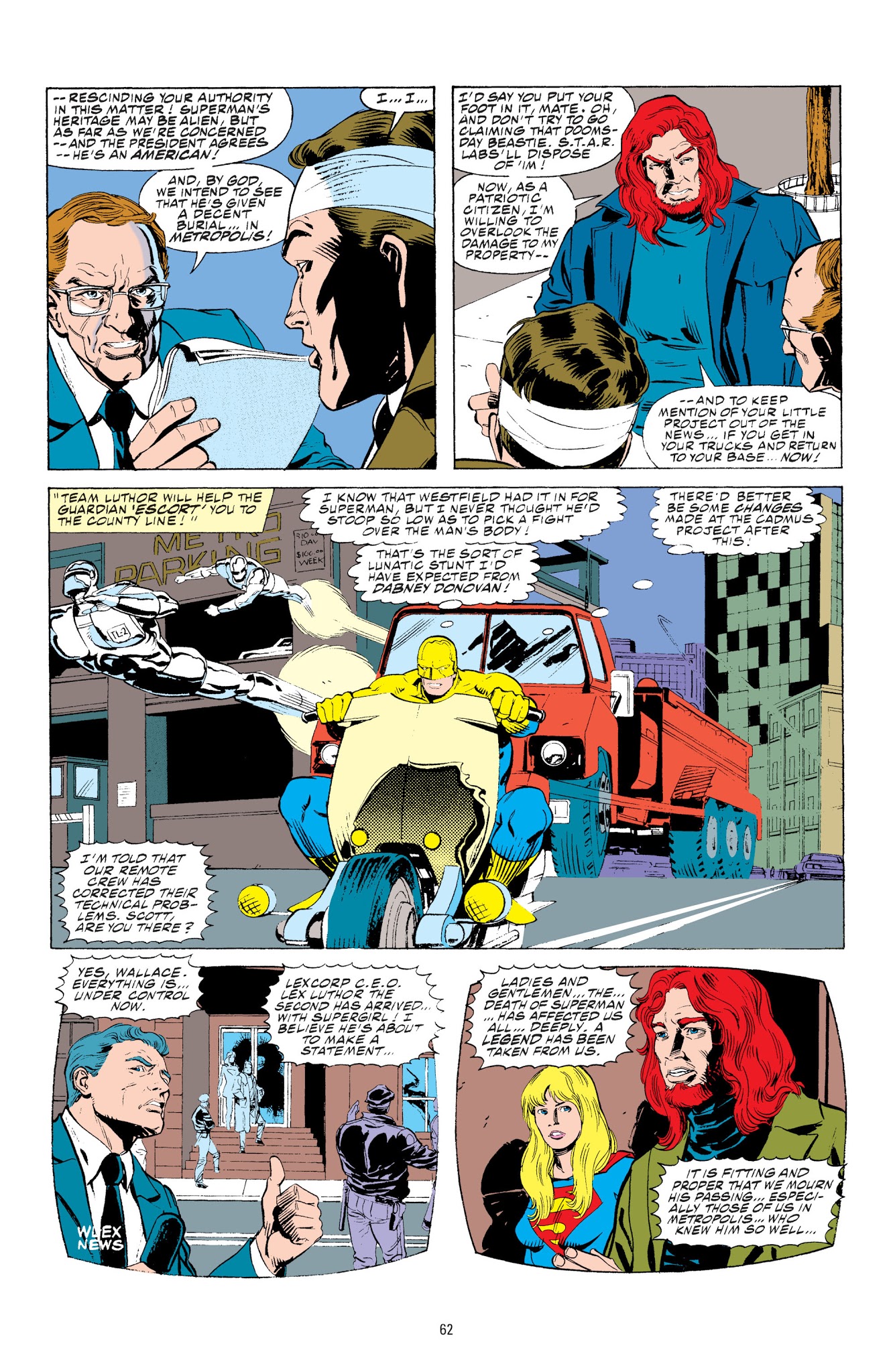 Read online Superman: Funeral For A Friend comic -  Issue # TPB - 57