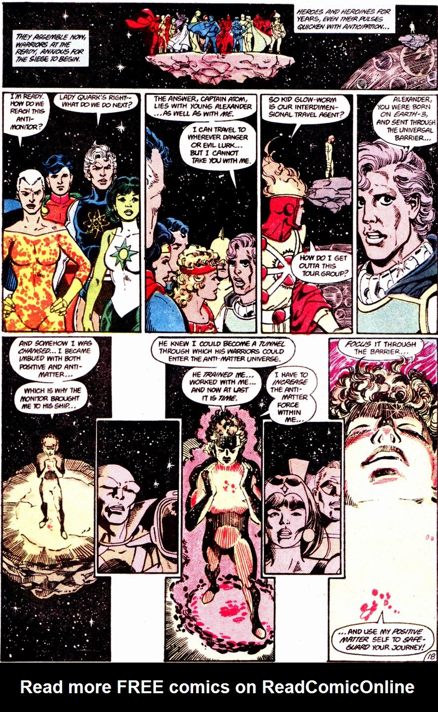 Read online Crisis on Infinite Earths (1985) comic -  Issue #7 - 19