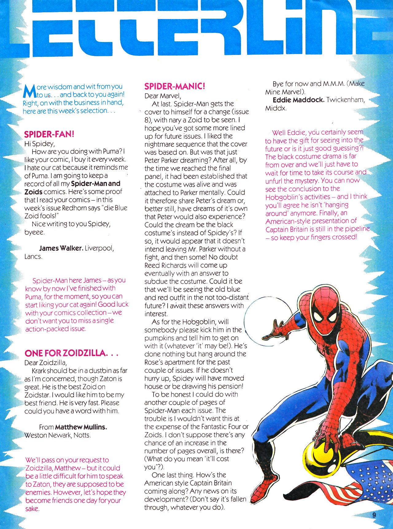 Read online Spider-Man and Zoids comic -  Issue #15 - 9
