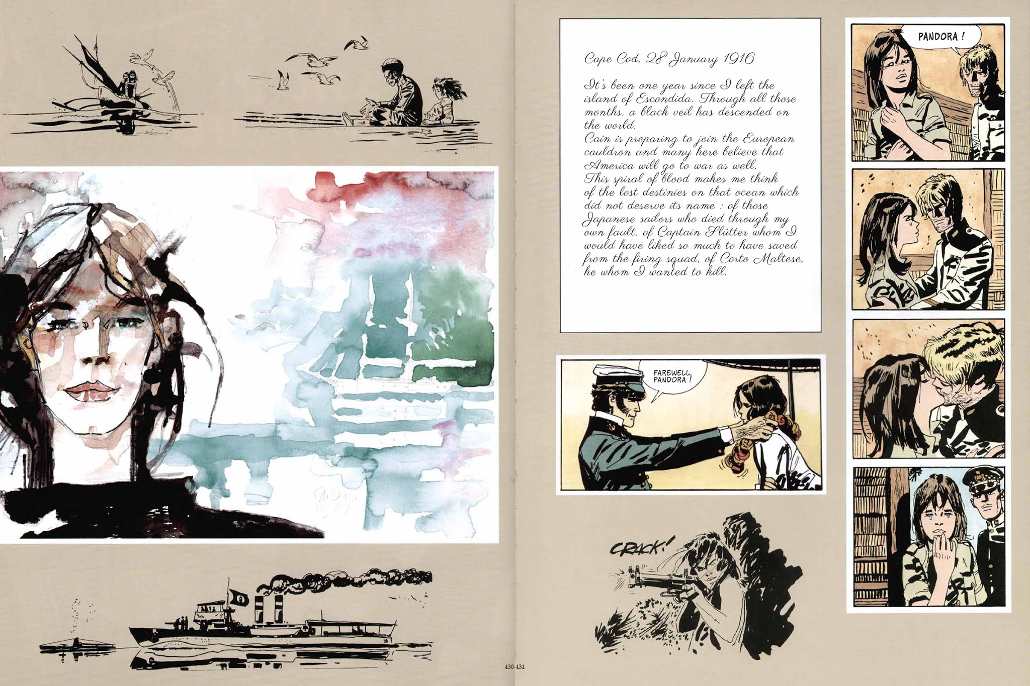 Read online Corto Maltese comic -  Issue # TPB 2 (Part 4) - 88